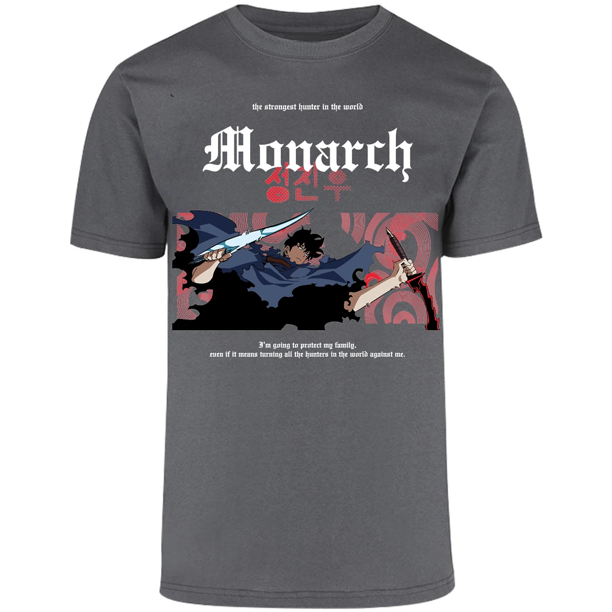 Playera Solo Leveling Jin Woo Monarch para Adulto 9