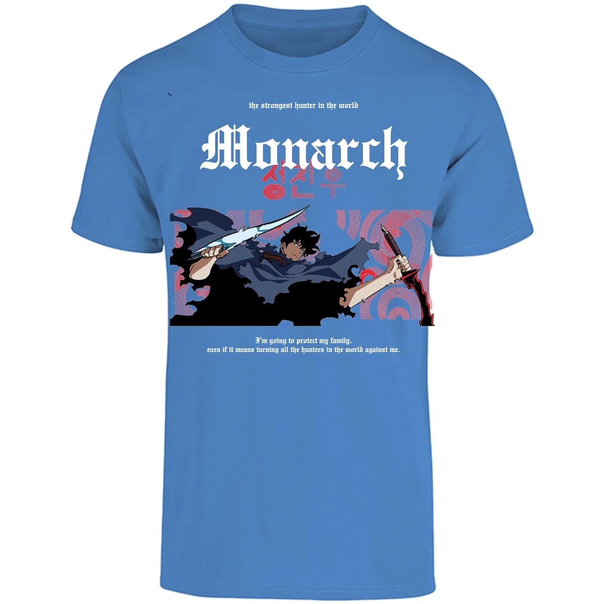 Playera Solo Leveling Jin Woo Monarch para Adulto 7