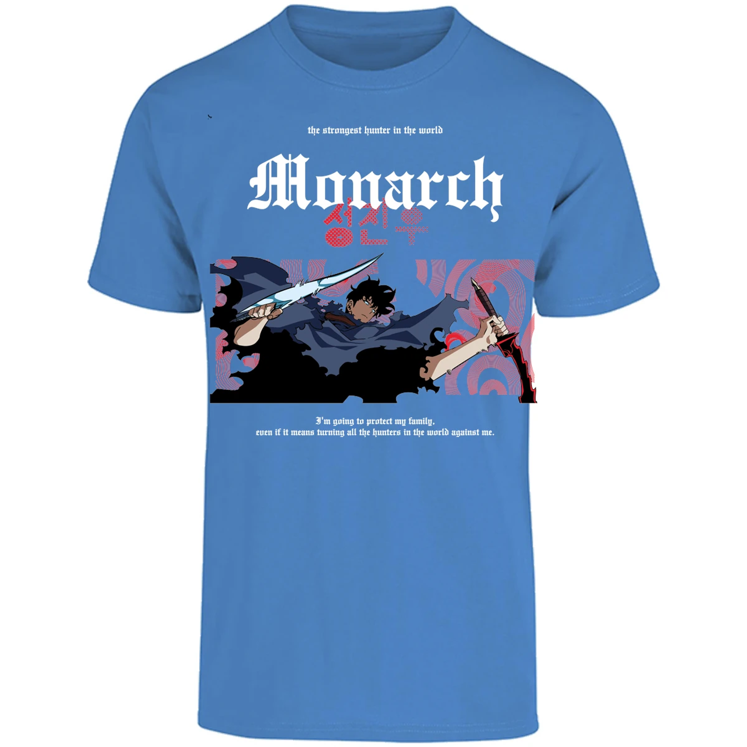 Playera Solo Leveling Jin Woo Monarch para Adulto 7