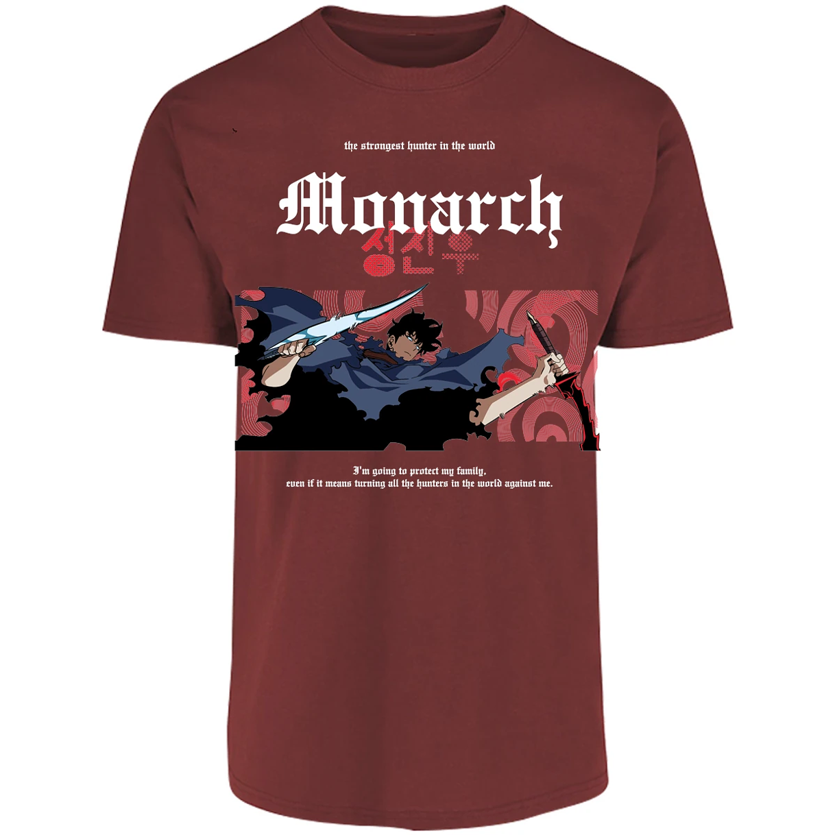 Playera Solo Leveling Jin Woo Monarch para Adulto 13