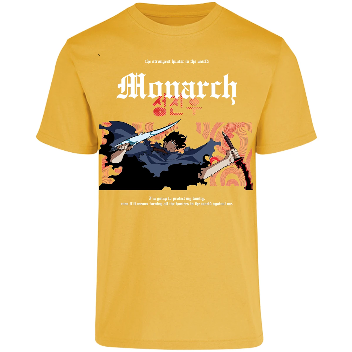 Playera Solo Leveling Jin Woo Monarch para Adulto 22