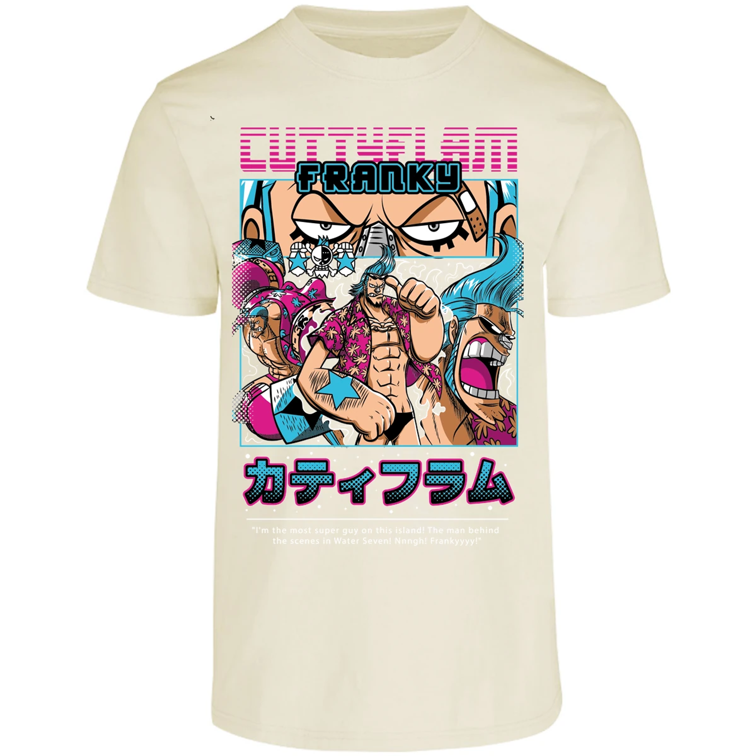 Playera One Piece Frankie Anime para Adulto 30