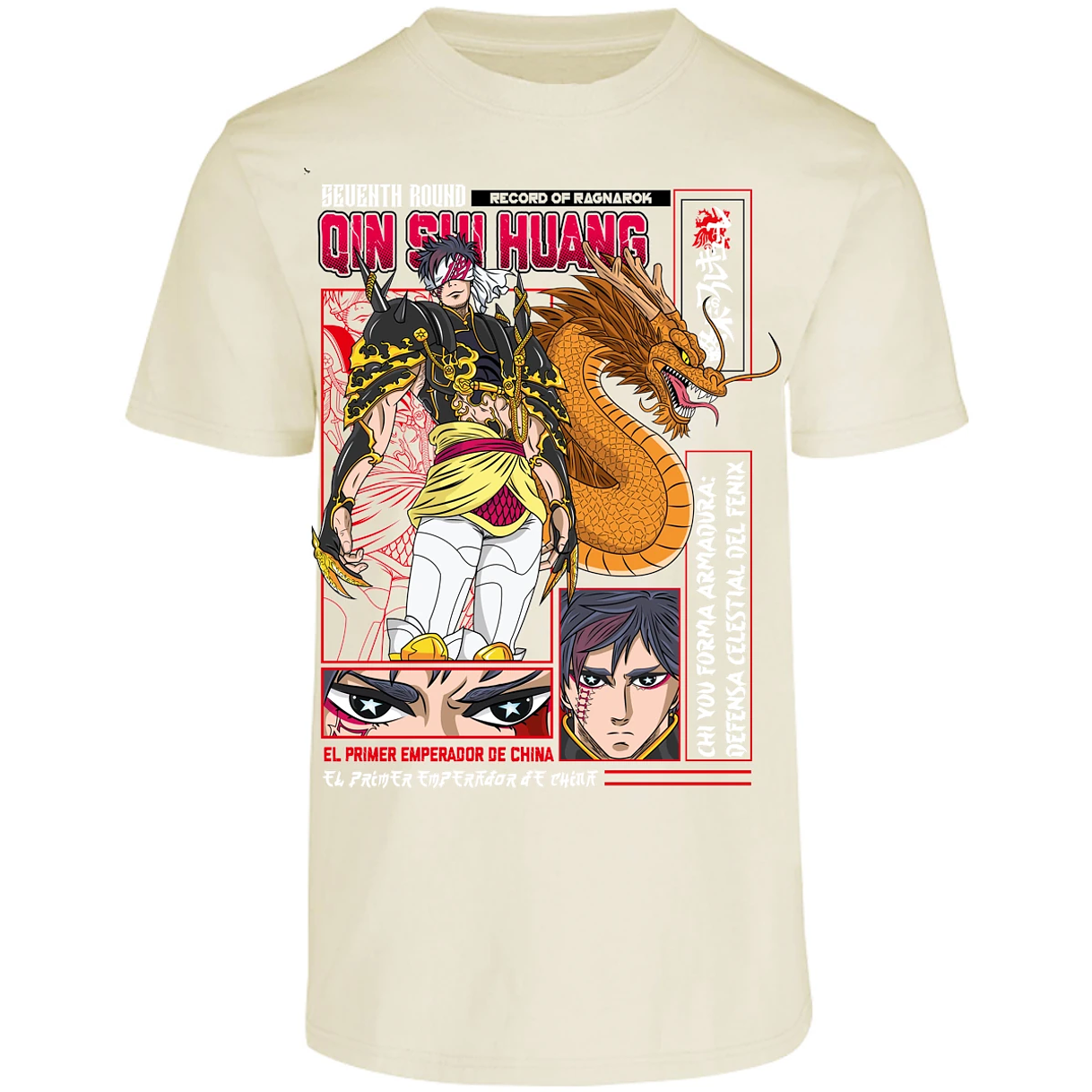 Playera Record Of Ragnarok Quin Shin Wan para Adulto 22
