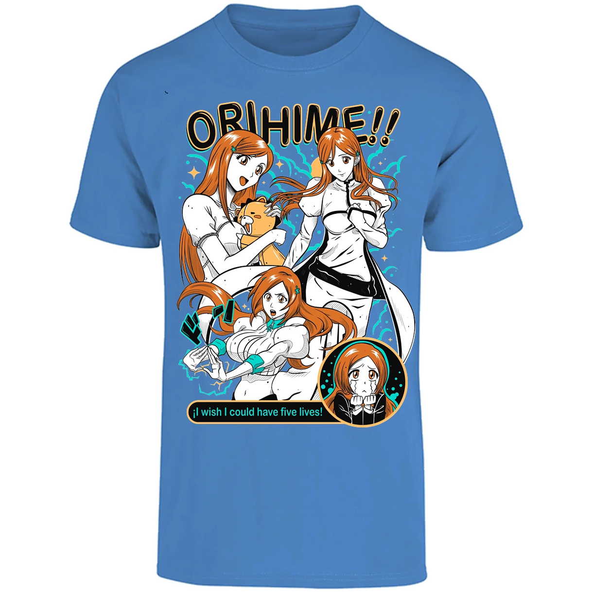 Playera Record Of Ragnarok Orihime Bleach para Adulto 14