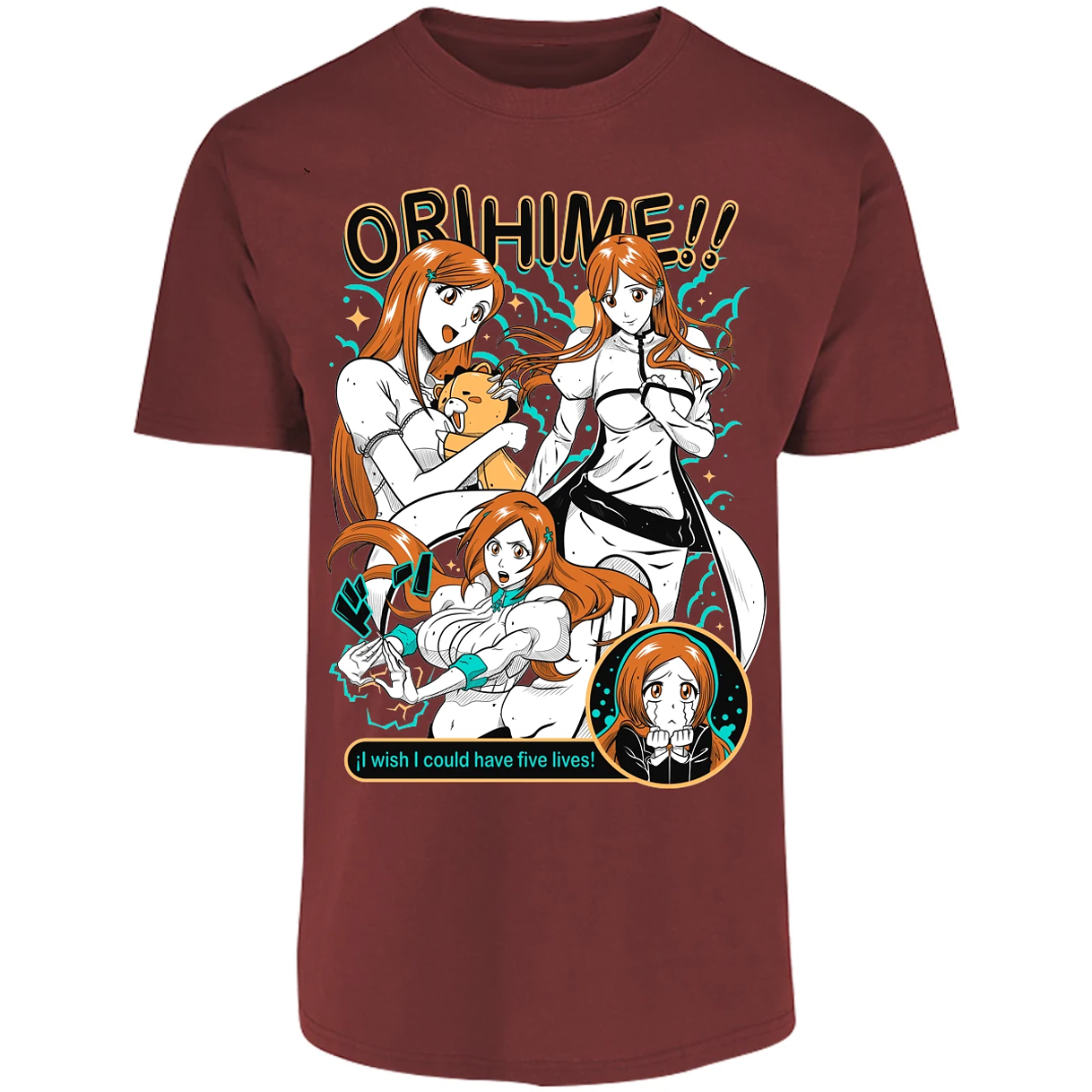 Playera Record Of Ragnarok Orihime Bleach para Adulto 30