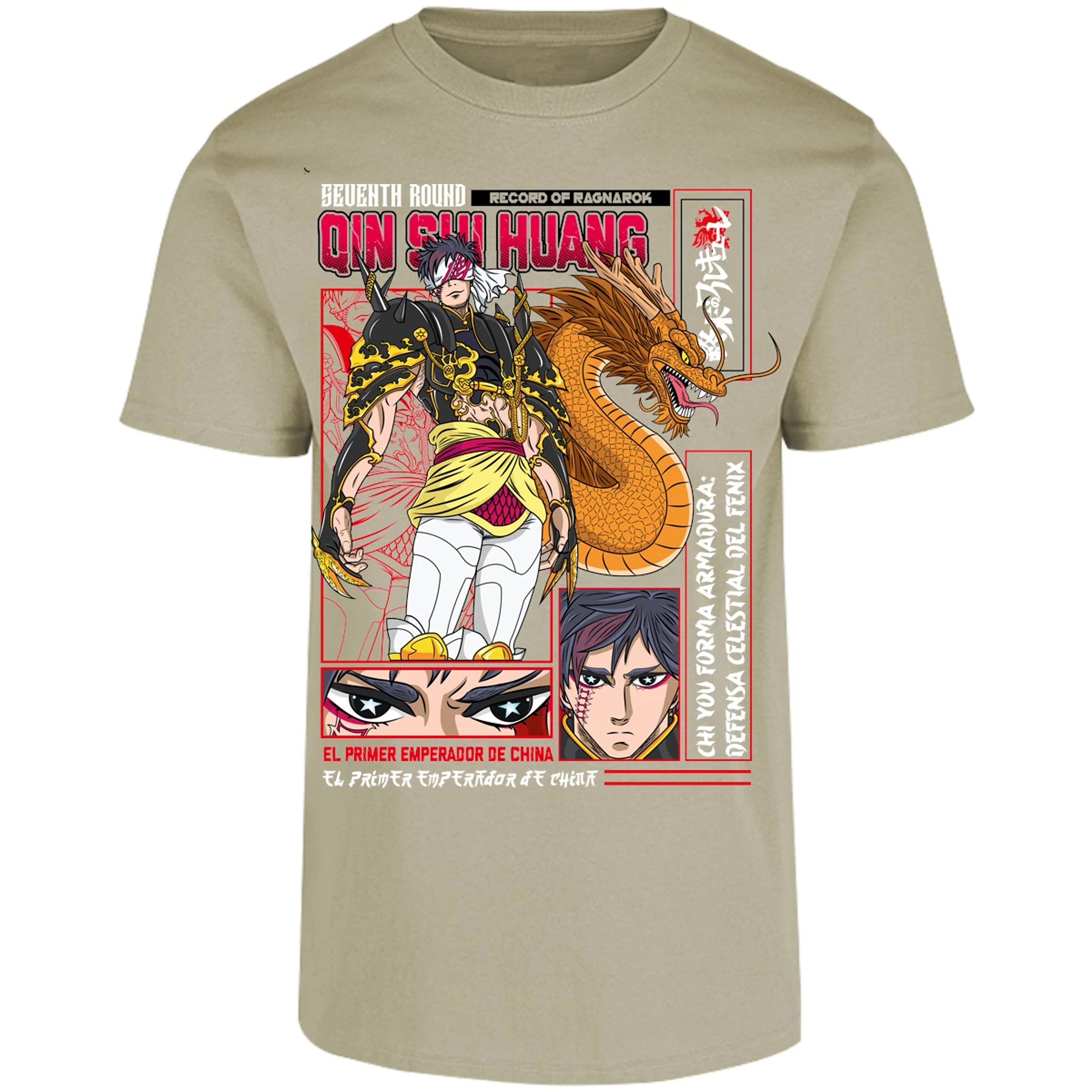 Playera Record Of Ragnarok Quin Shin Wan para Adulto 16