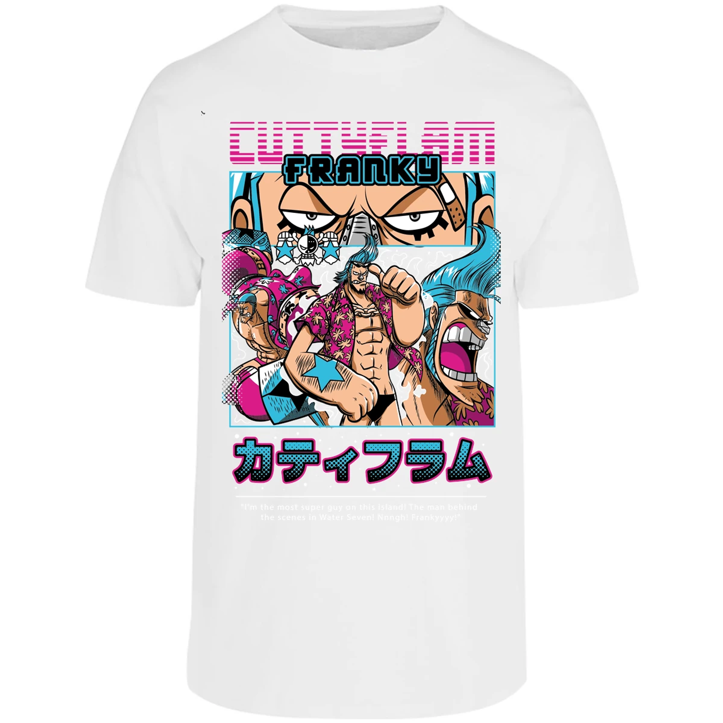 Playera One Piece Frankie Anime para Adulto 13