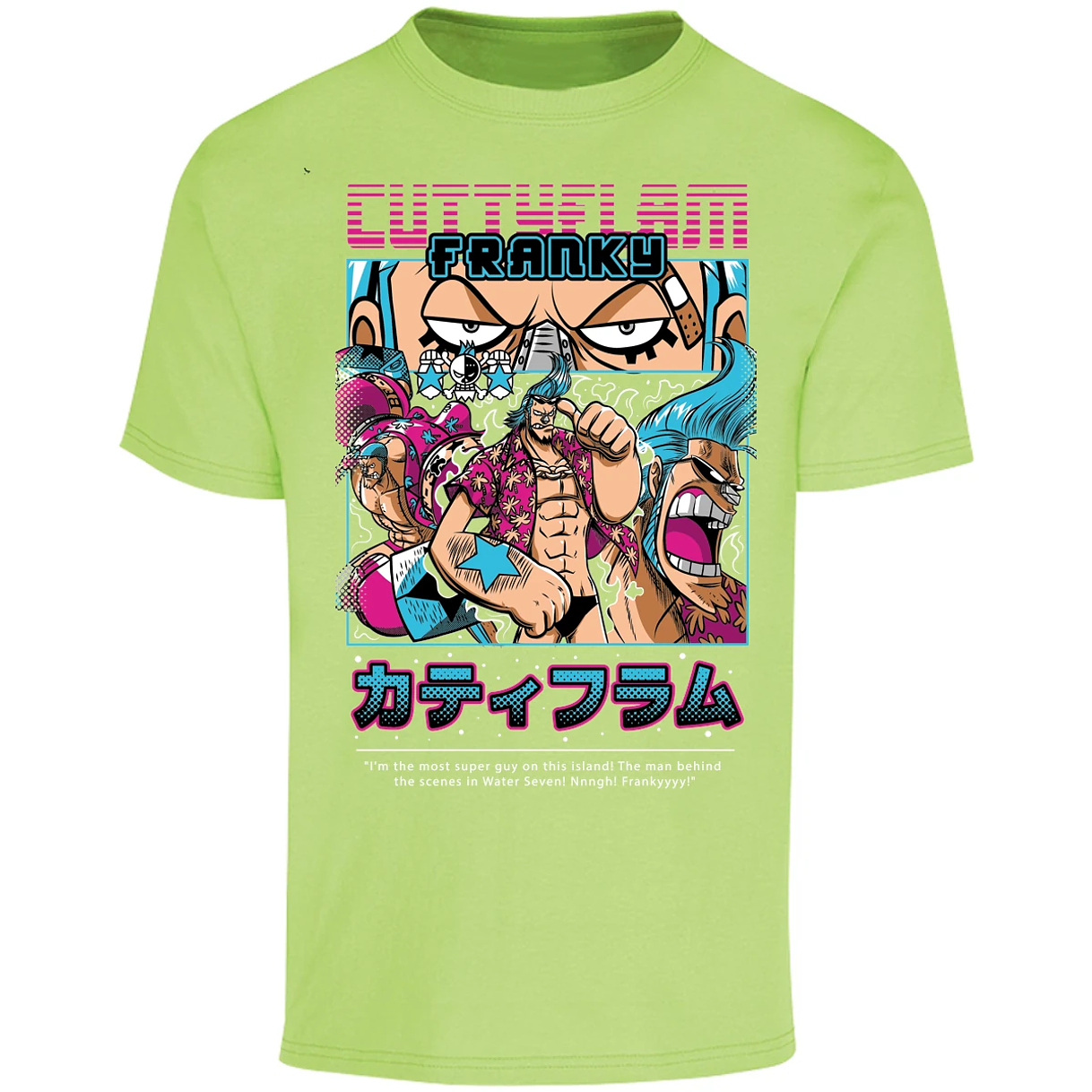 Playera One Piece Frankie Anime para Adulto 4