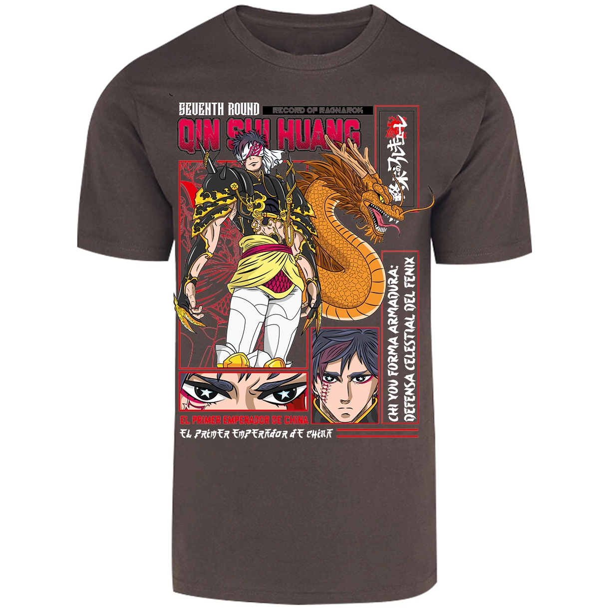 Playera Record Of Ragnarok Quin Shin Wan para Adulto 2