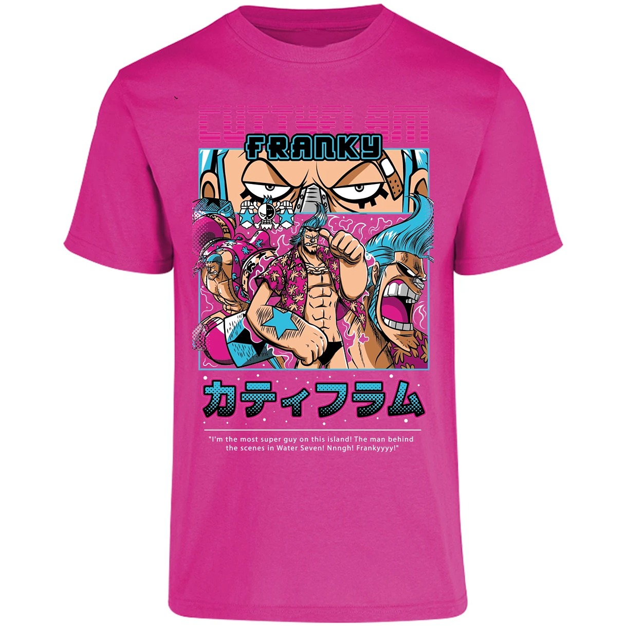 Playera One Piece Frankie Anime para Adulto 11