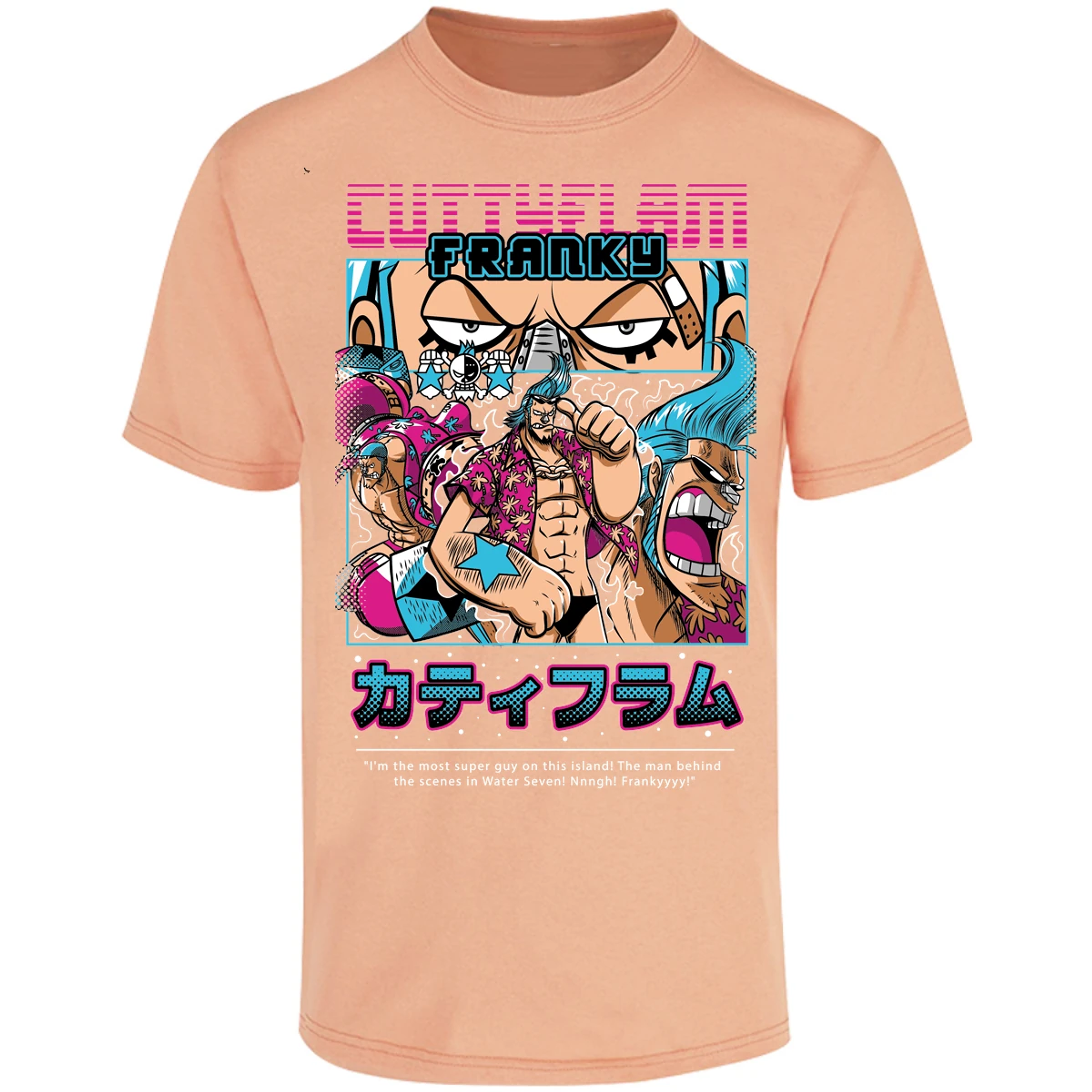 Playera One Piece Frankie Anime para Adulto 26