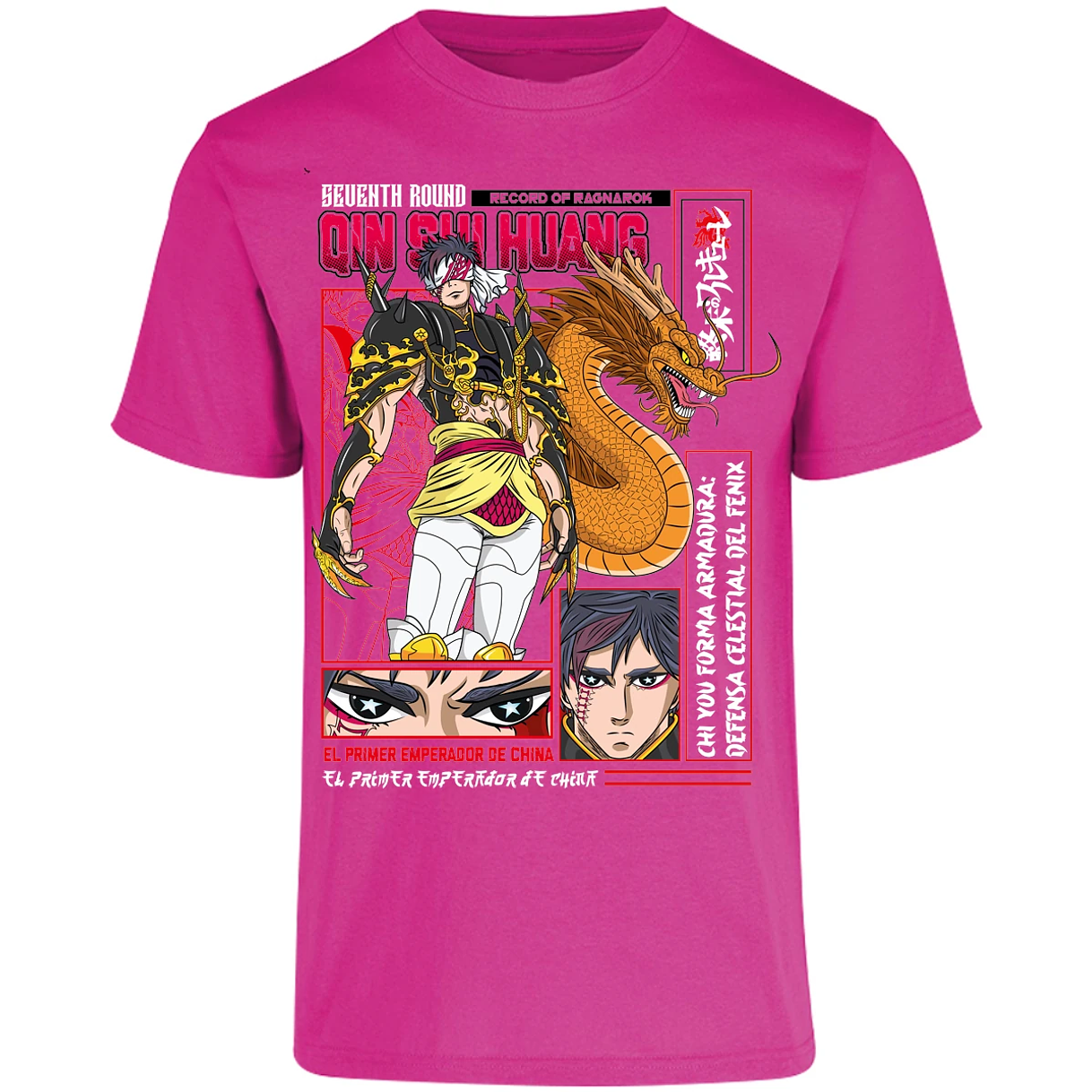 Playera Record Of Ragnarok Quin Shin Wan para Adulto 12