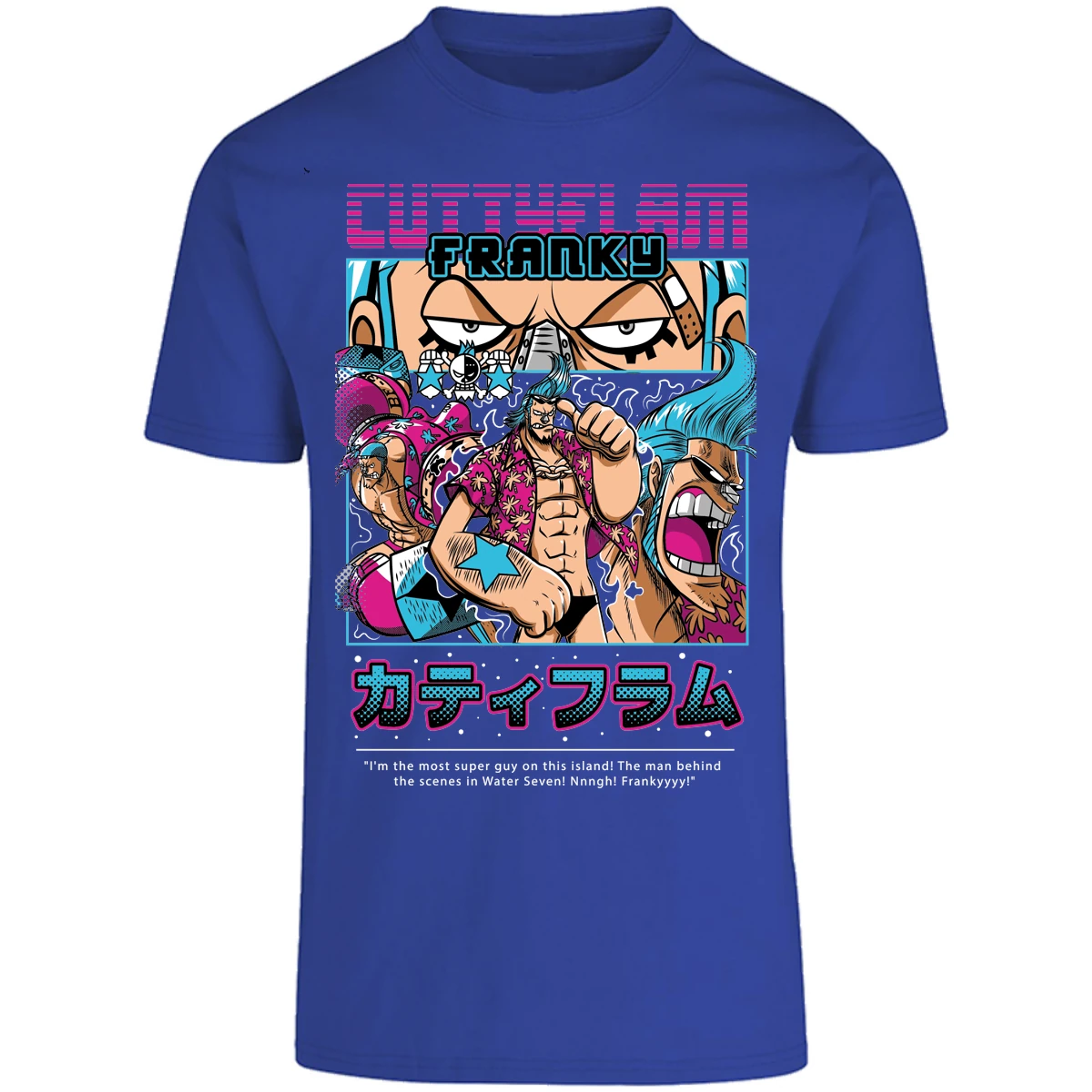 Playera One Piece Frankie Anime para Adulto 32