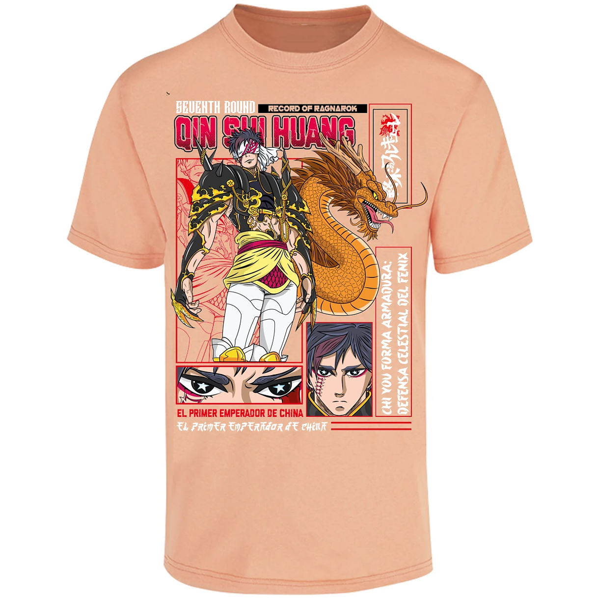 Playera Record Of Ragnarok Quin Shin Wan para Adulto 18