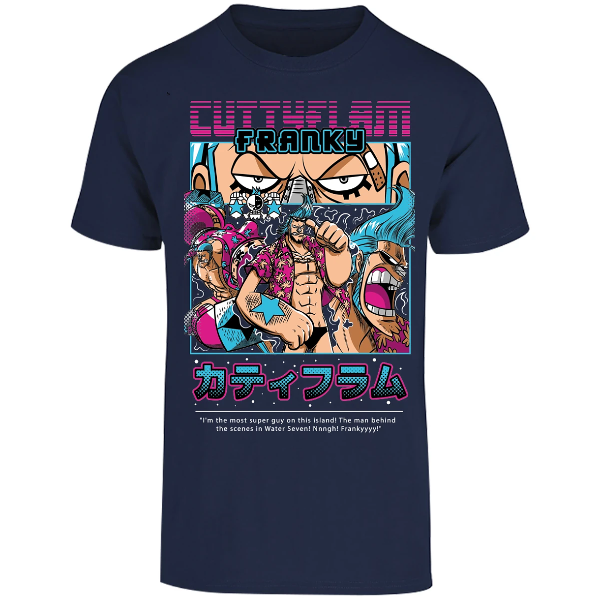 Playera One Piece Frankie Anime para Adulto 35