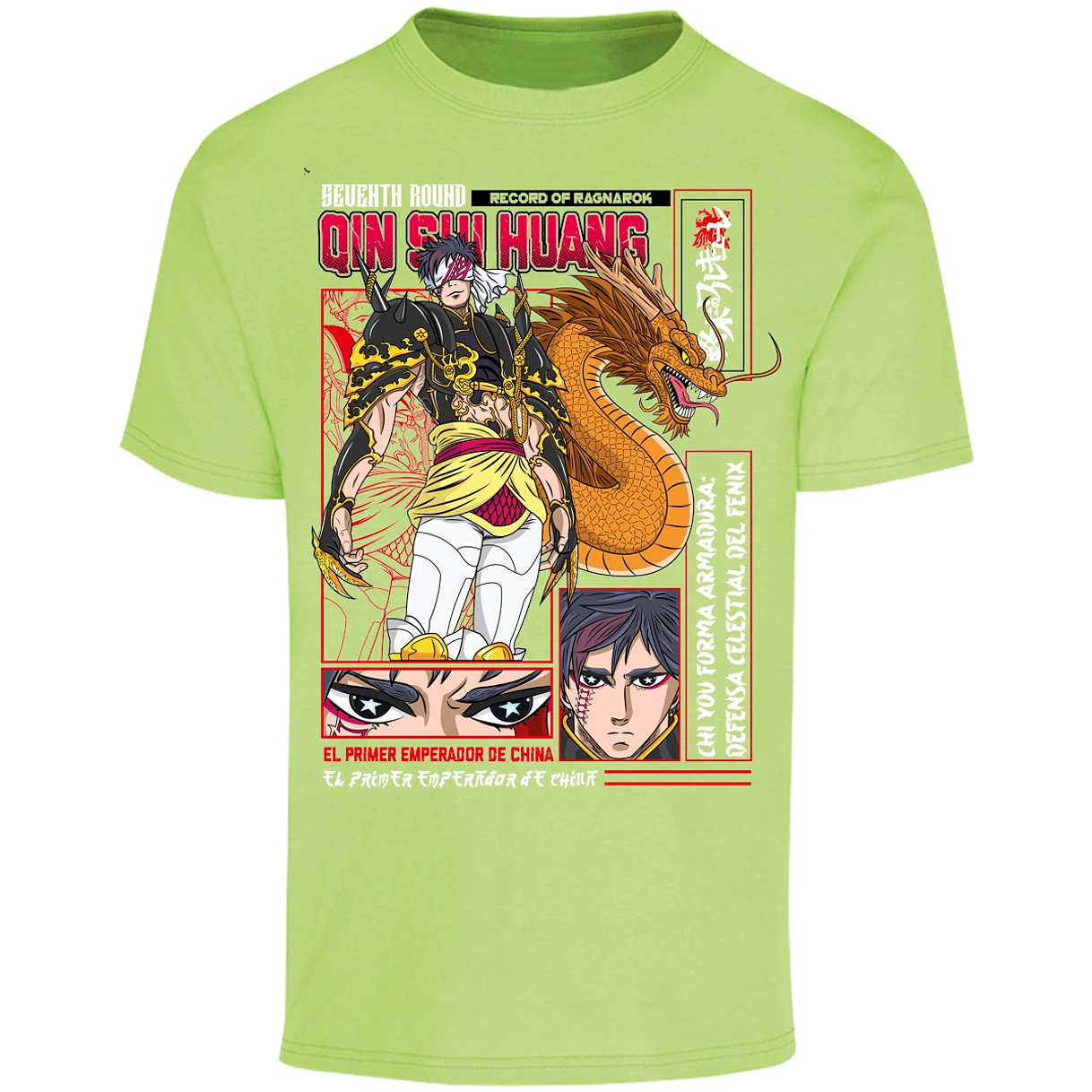 Playera Record Of Ragnarok Quin Shin Wan para Adulto 20