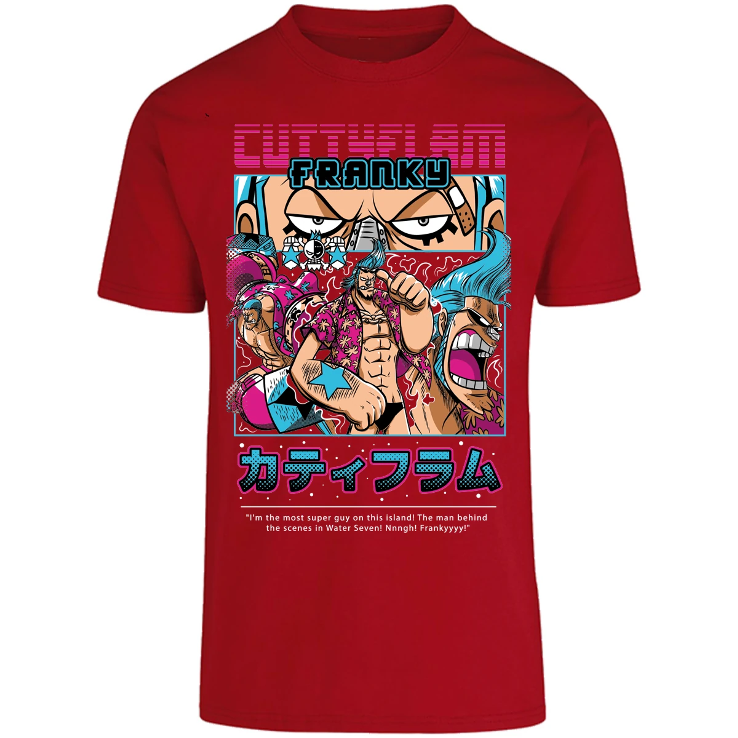 Playera One Piece Frankie Anime para Adulto 37