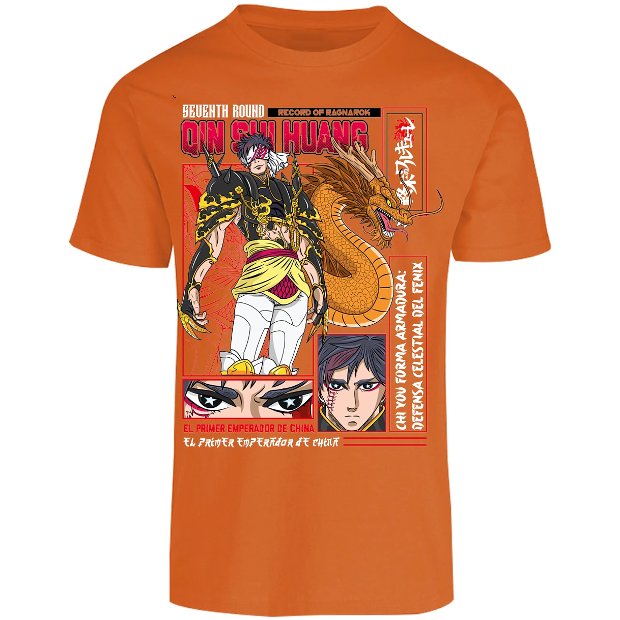 Playera Record Of Ragnarok Quin Shin Wan para Adulto 24