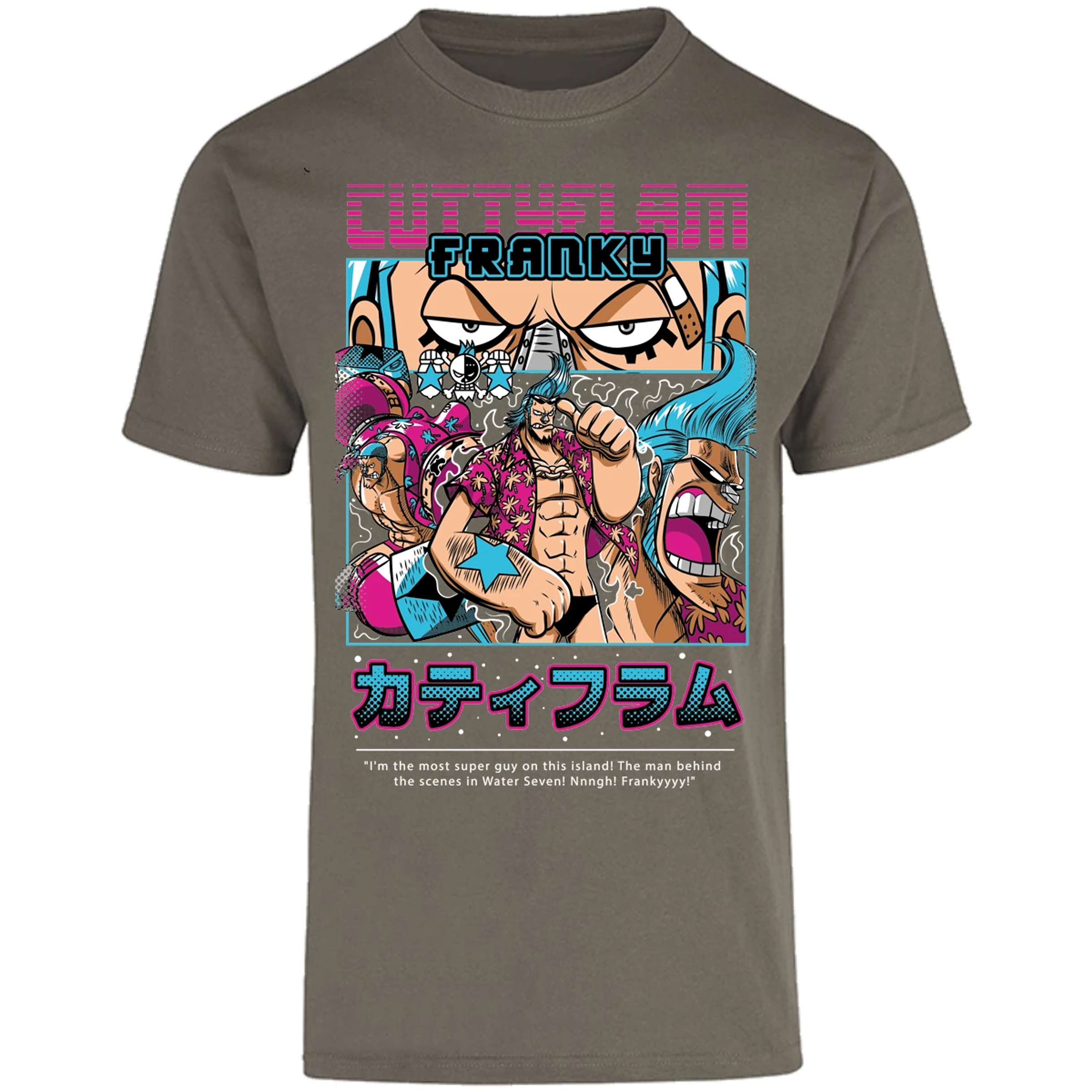 Playera One Piece Frankie Anime para Adulto 44