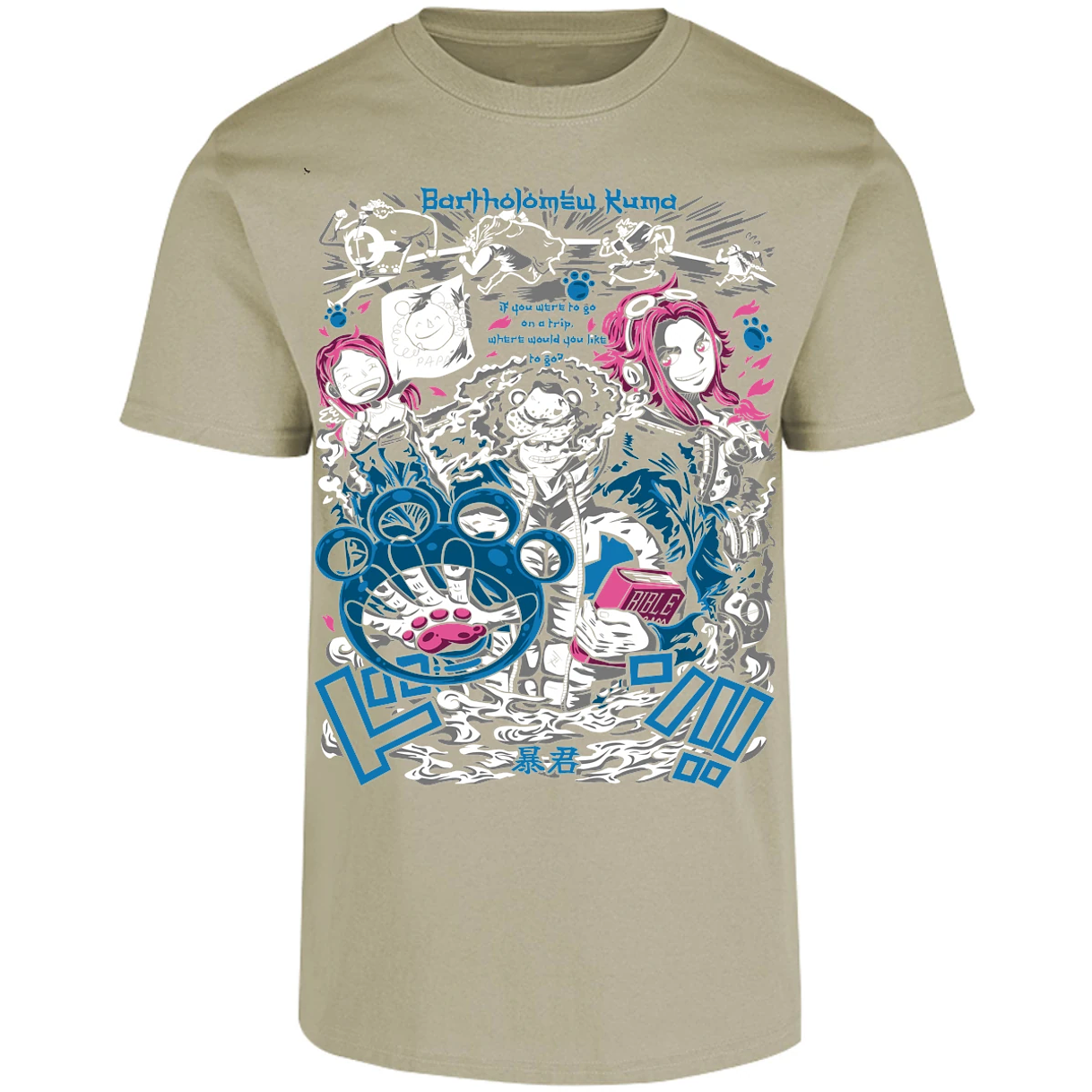 Playera One Piece Kuma para Adulto 1
