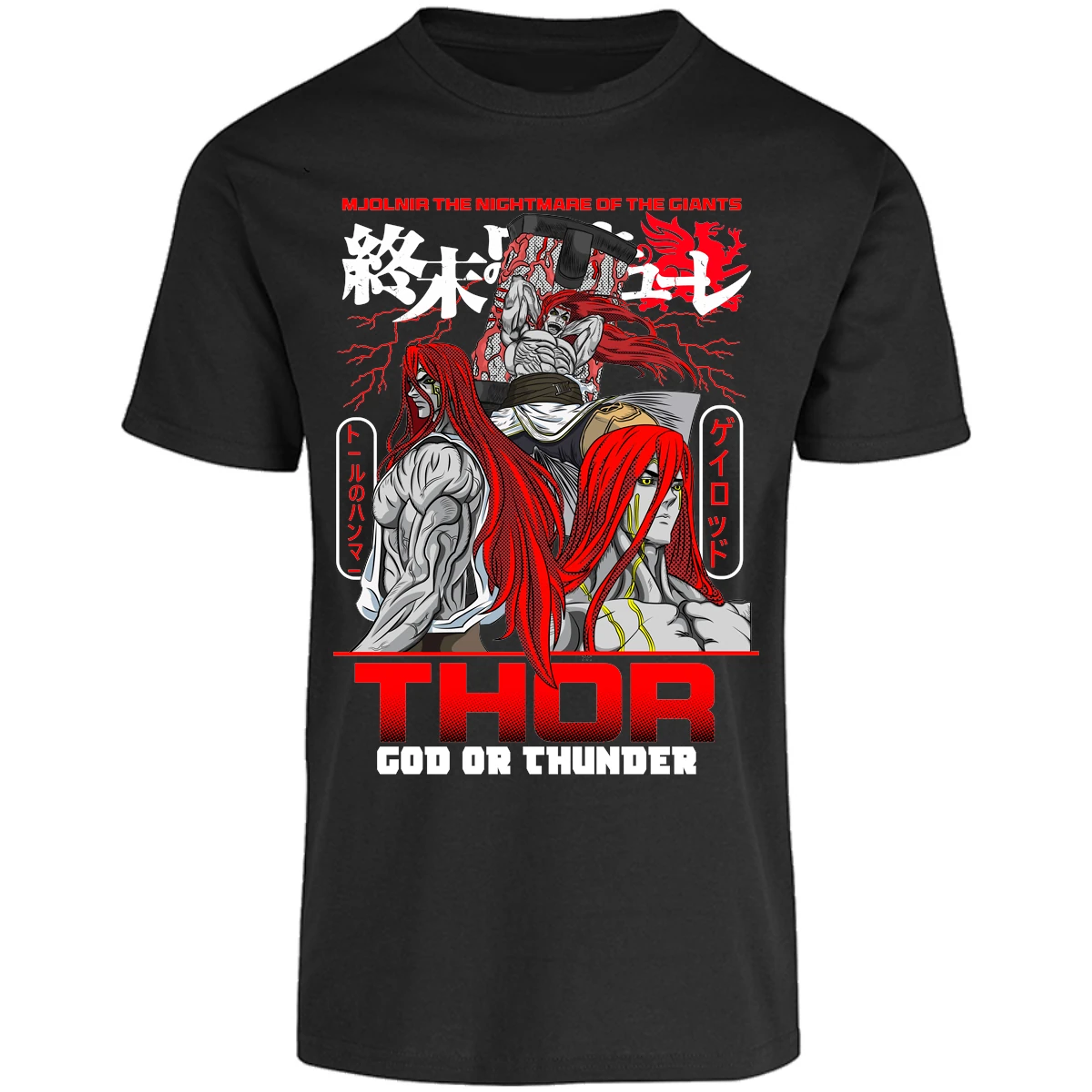 Playera Record Of Ragnarok Thor para Adulto 12