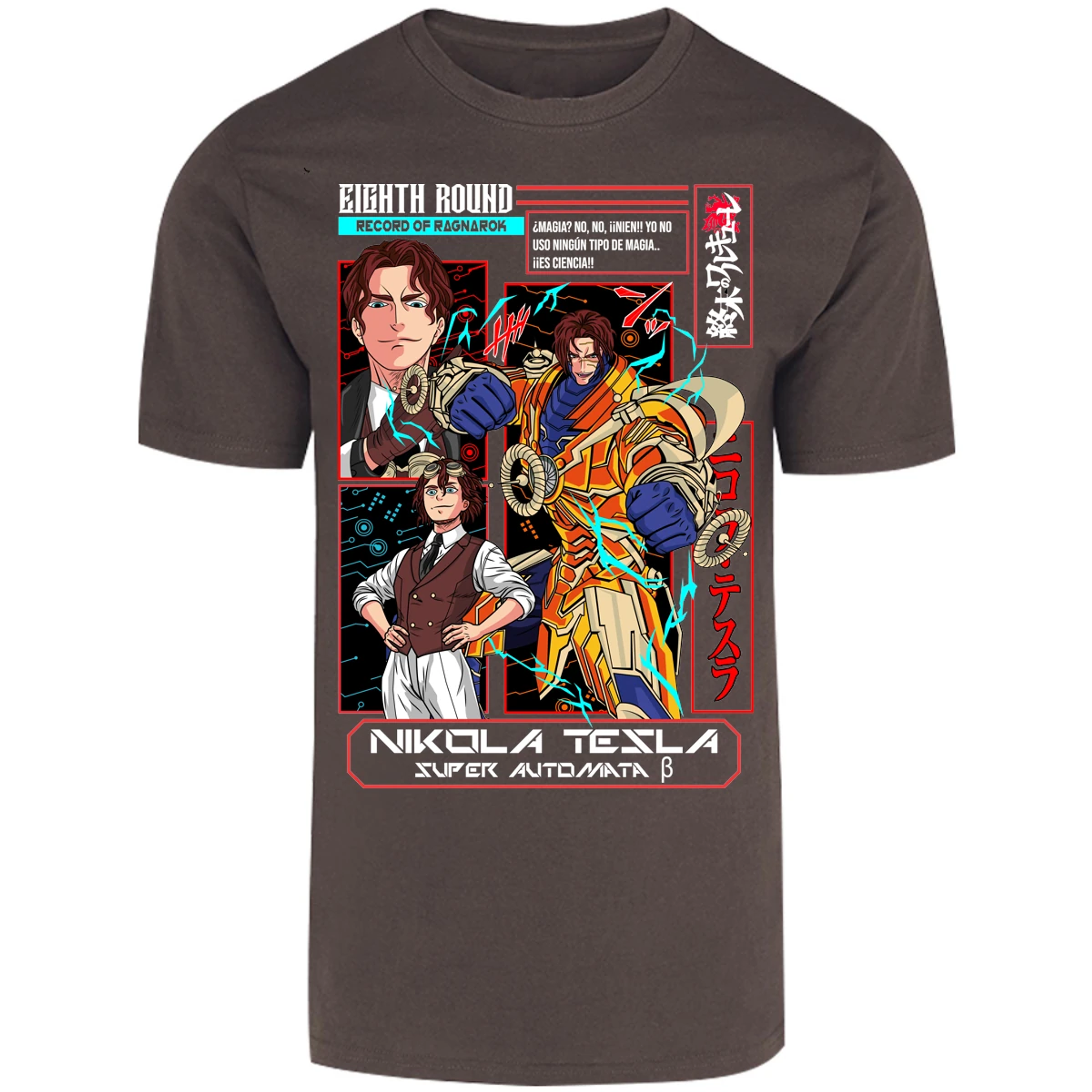 Playera Record Of Ragnarok Tesla Anime para Adulto 4
