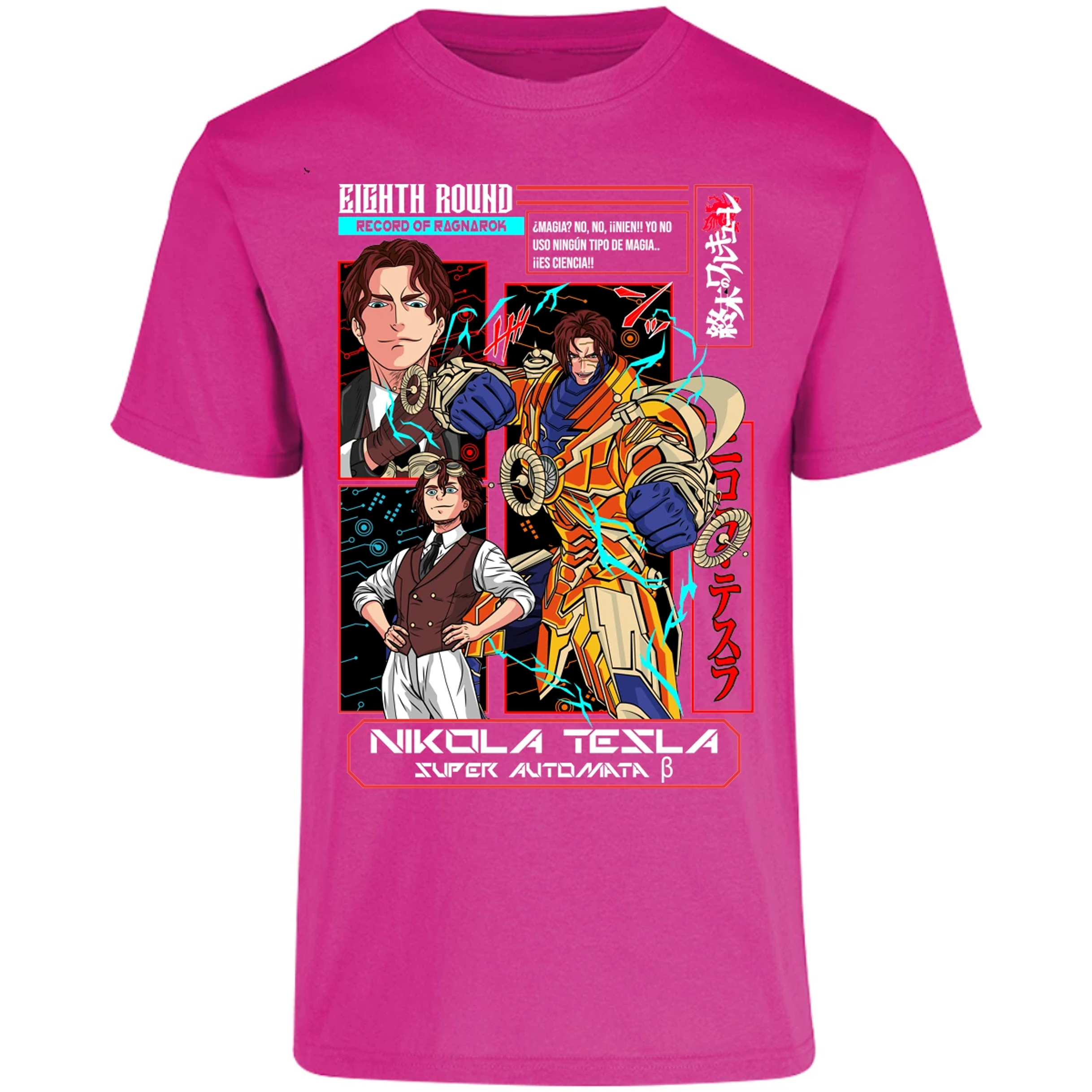 Playera Record Of Ragnarok Tesla Anime para Adulto 17