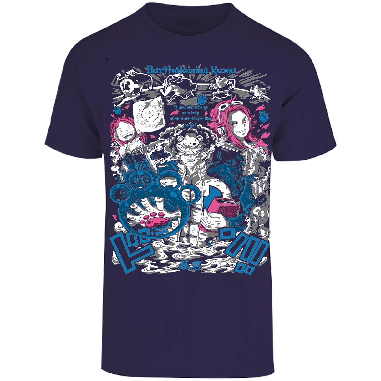 Playera One Piece Kuma para Adulto 39