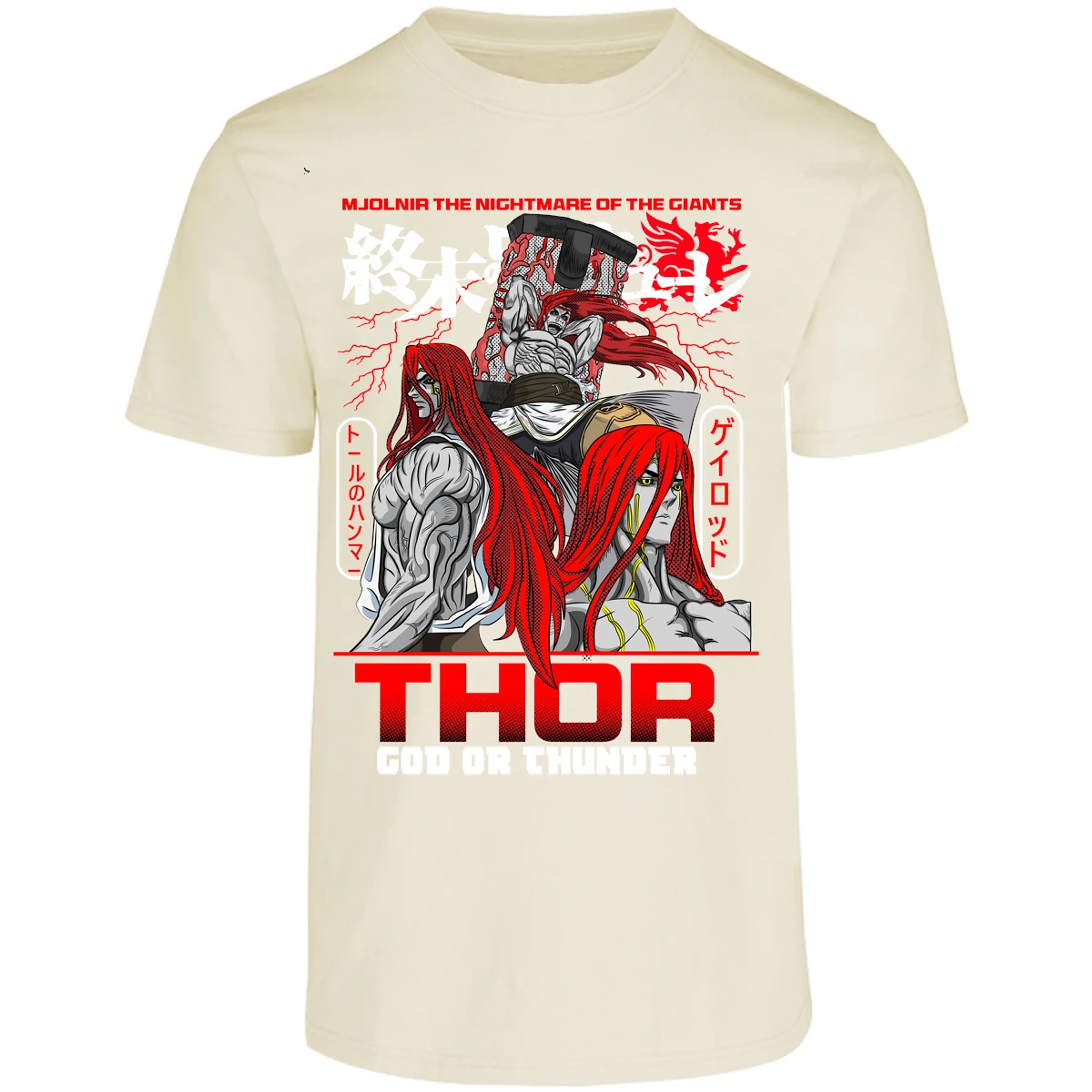 Playera Record Of Ragnarok Thor para Adulto 25