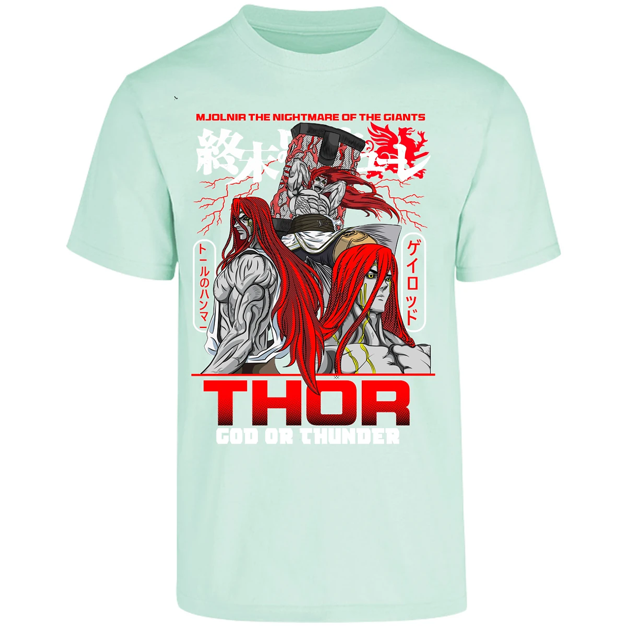 Playera Record Of Ragnarok Thor para Adulto 10