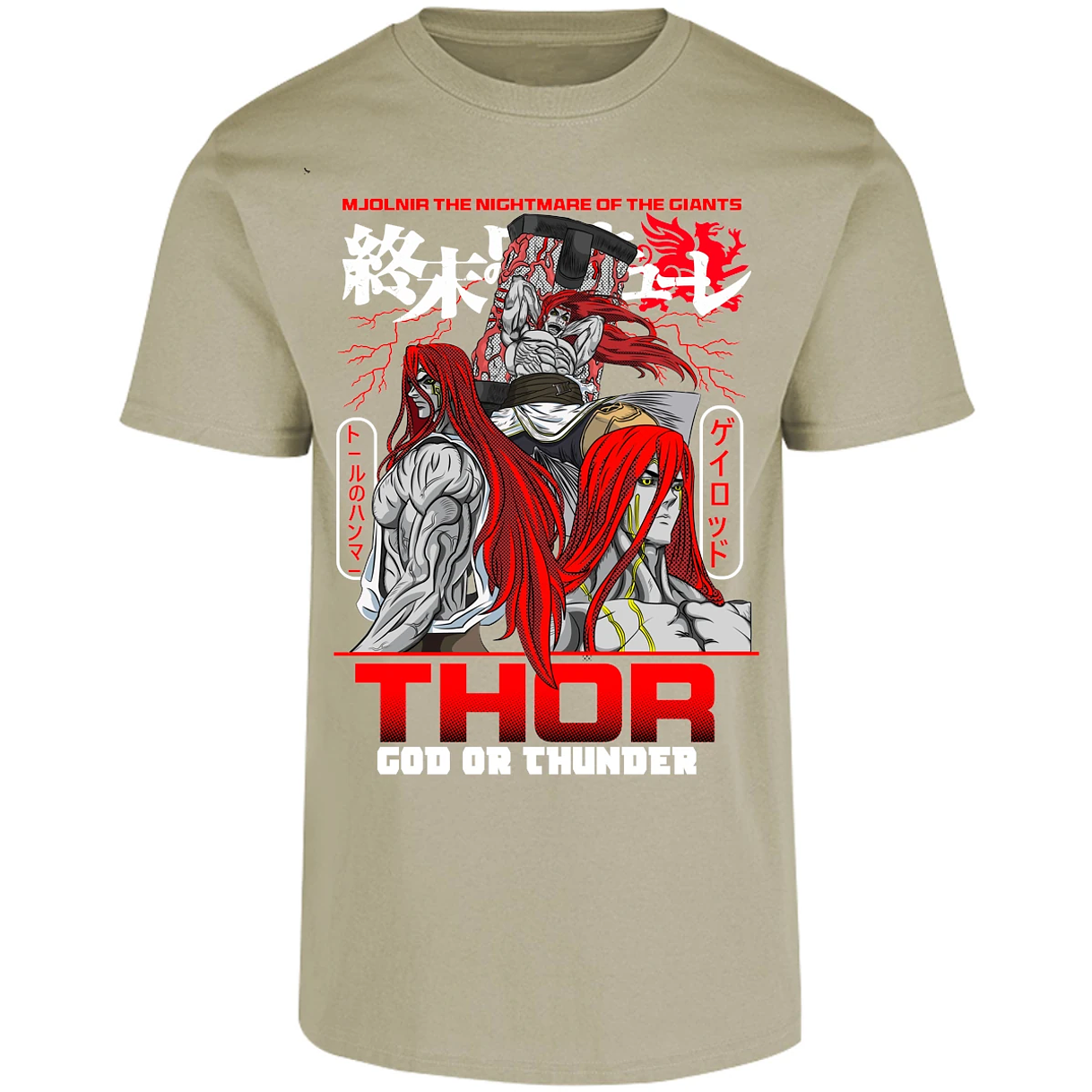 Playera Record Of Ragnarok Thor para Adulto 4
