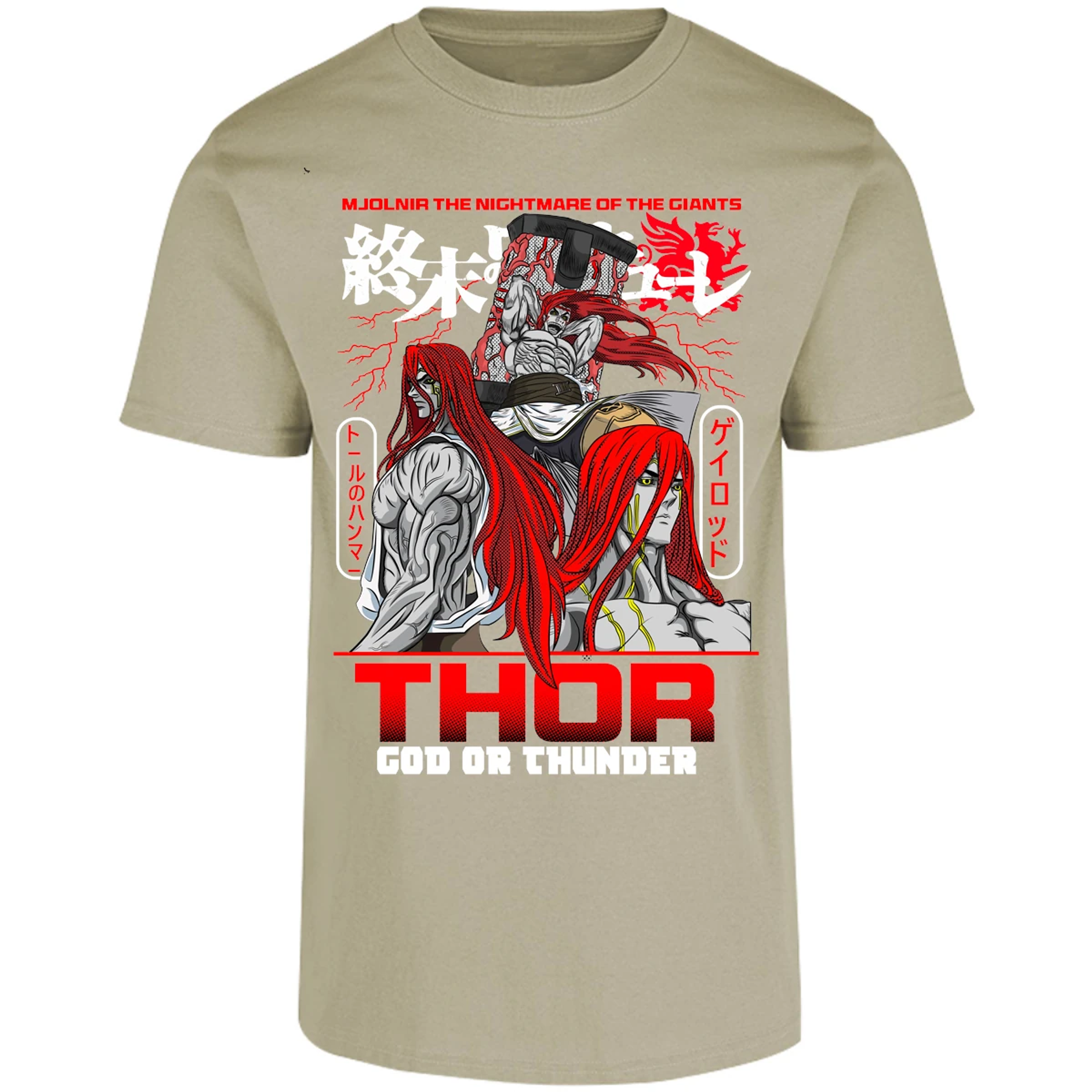 Playera Record Of Ragnarok Thor para Adulto 4