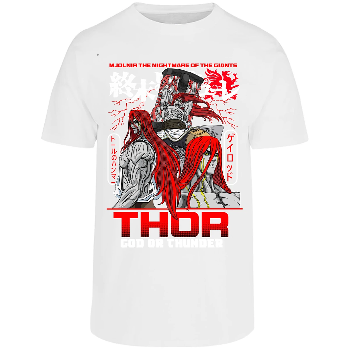 Playera Record Of Ragnarok Thor para Adulto 8