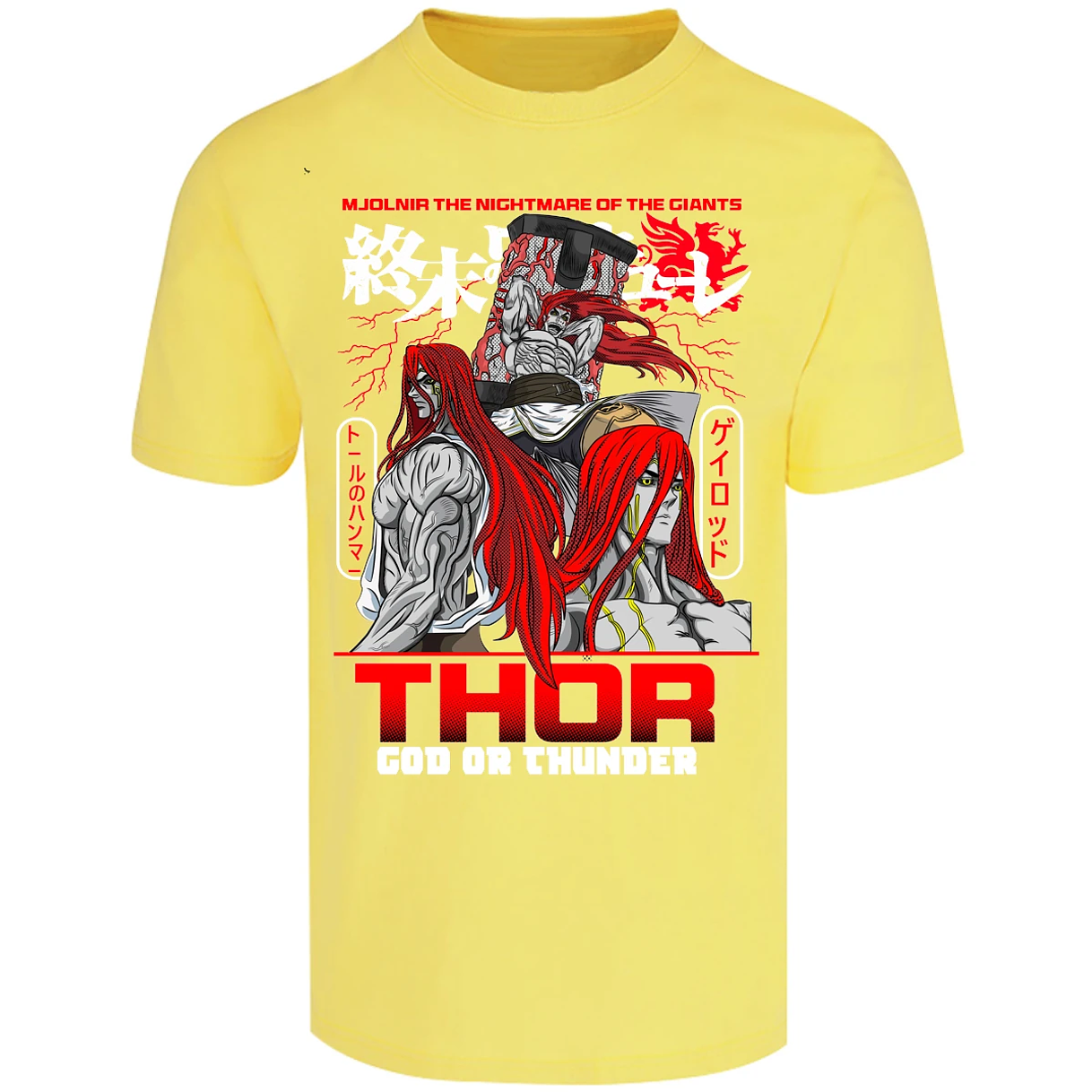Playera Record Of Ragnarok Thor para Adulto 1
