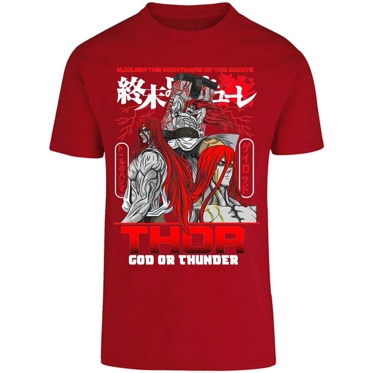 Playera Record Of Ragnarok Thor para Adulto 3