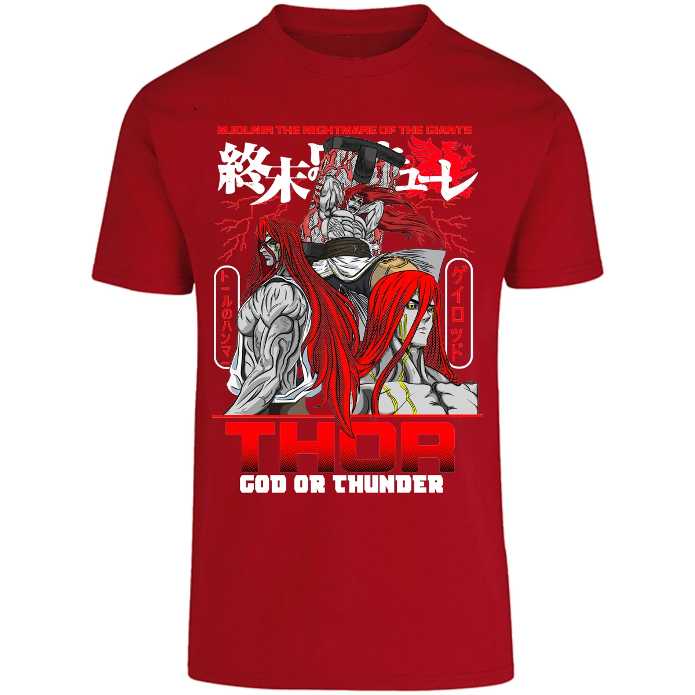 Playera Record Of Ragnarok Thor para Adulto 3