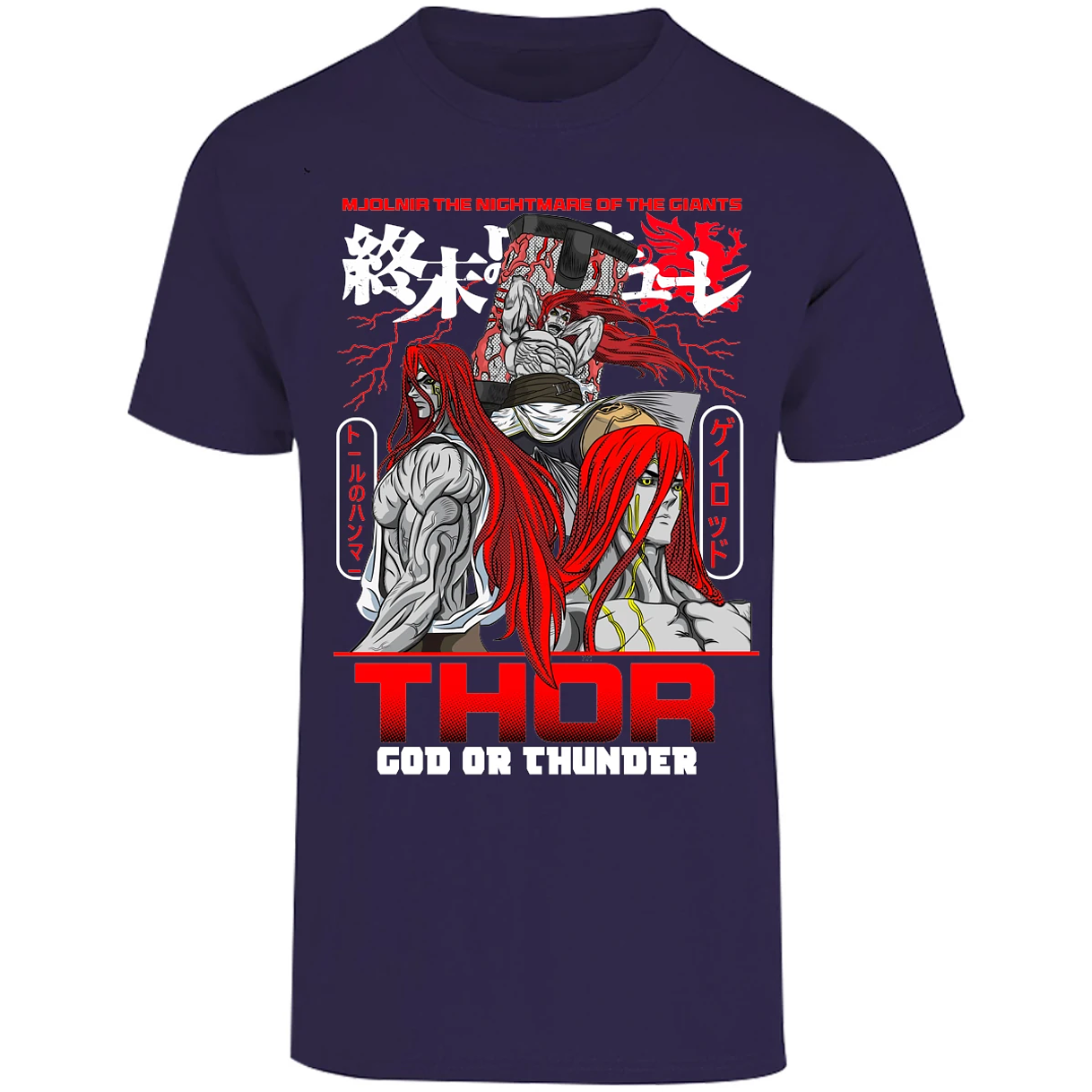 Playera Record Of Ragnarok Thor para Adulto 5