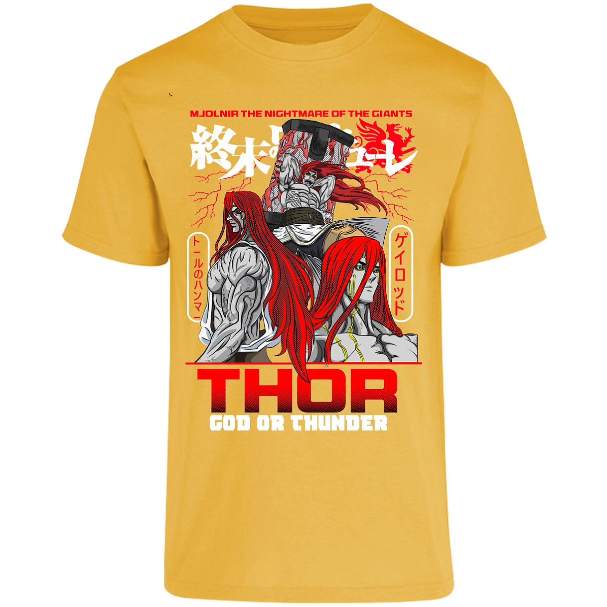 Playera Record Of Ragnarok Thor para Adulto 6