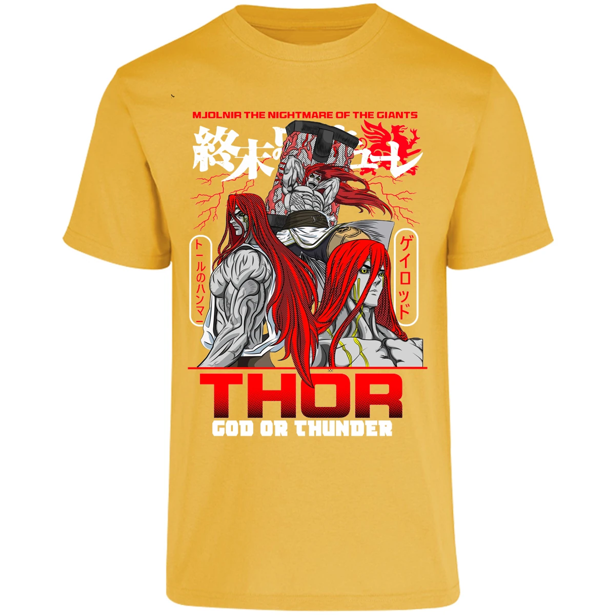 Playera Record Of Ragnarok Thor para Adulto 6