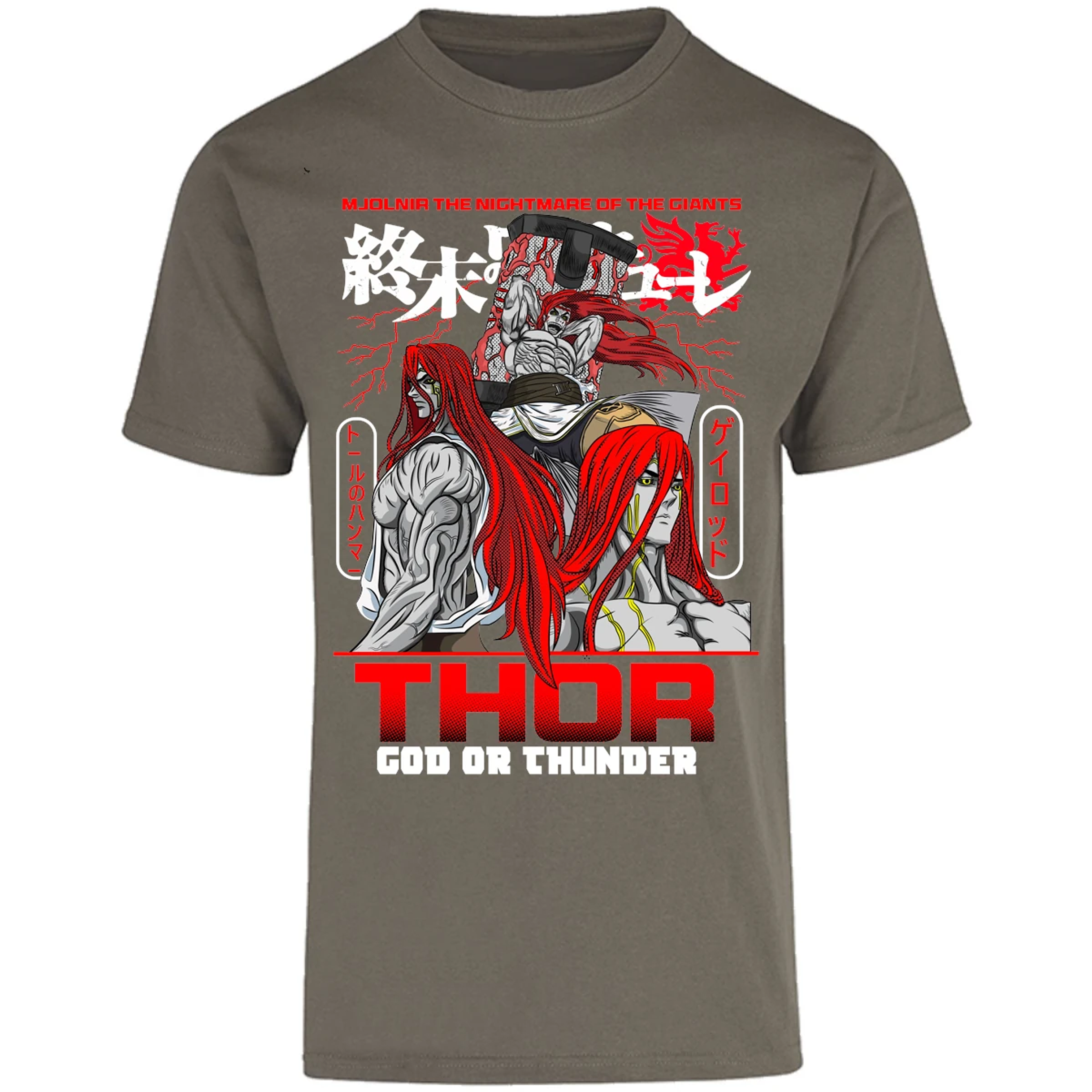 Playera Record Of Ragnarok Thor para Adulto 13