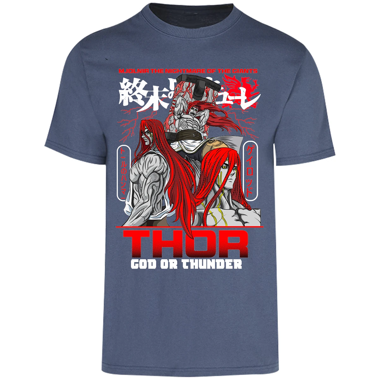 Playera Record Of Ragnarok Thor para Adulto 14