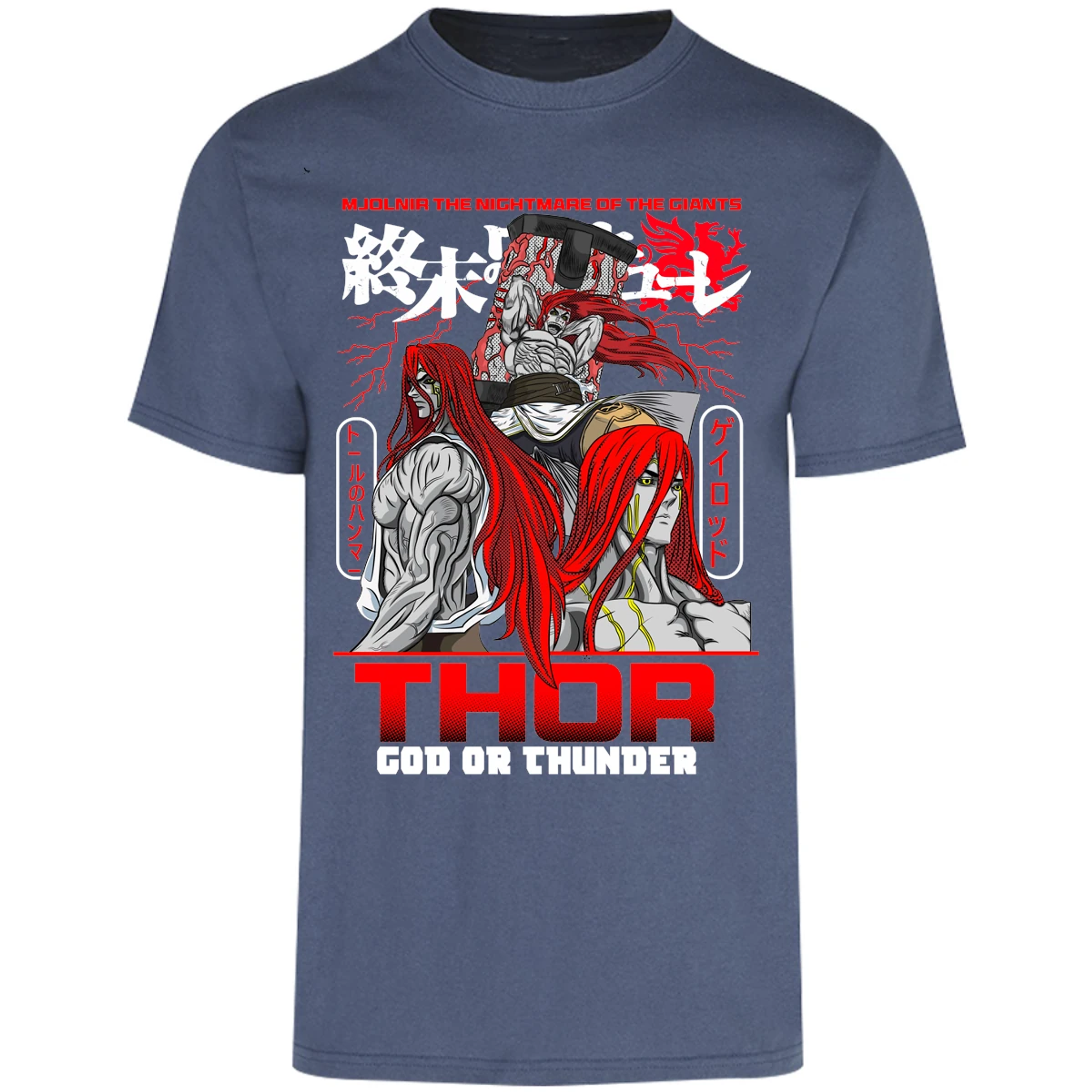 Playera Record Of Ragnarok Thor para Adulto 14