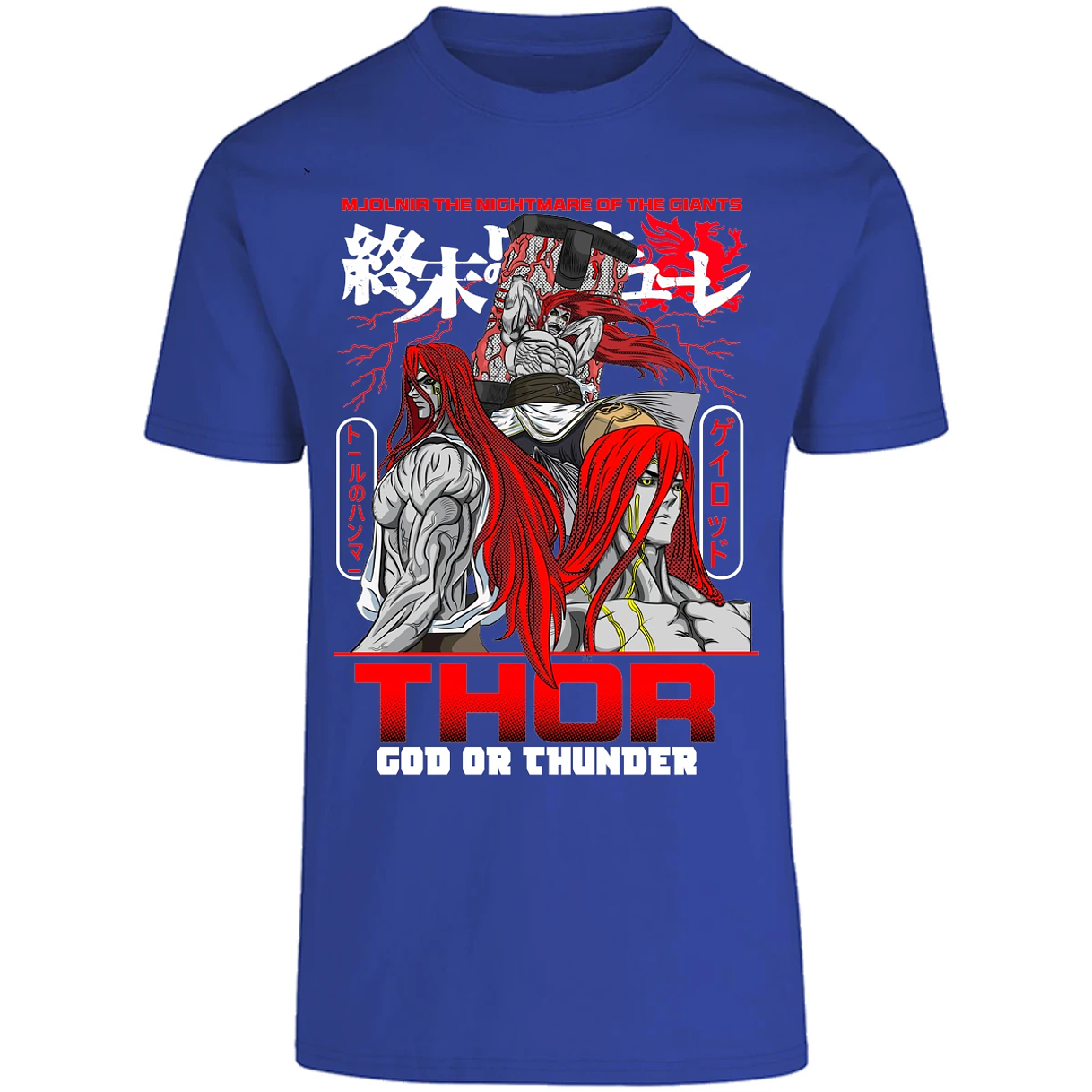 Playera Record Of Ragnarok Thor para Adulto 15