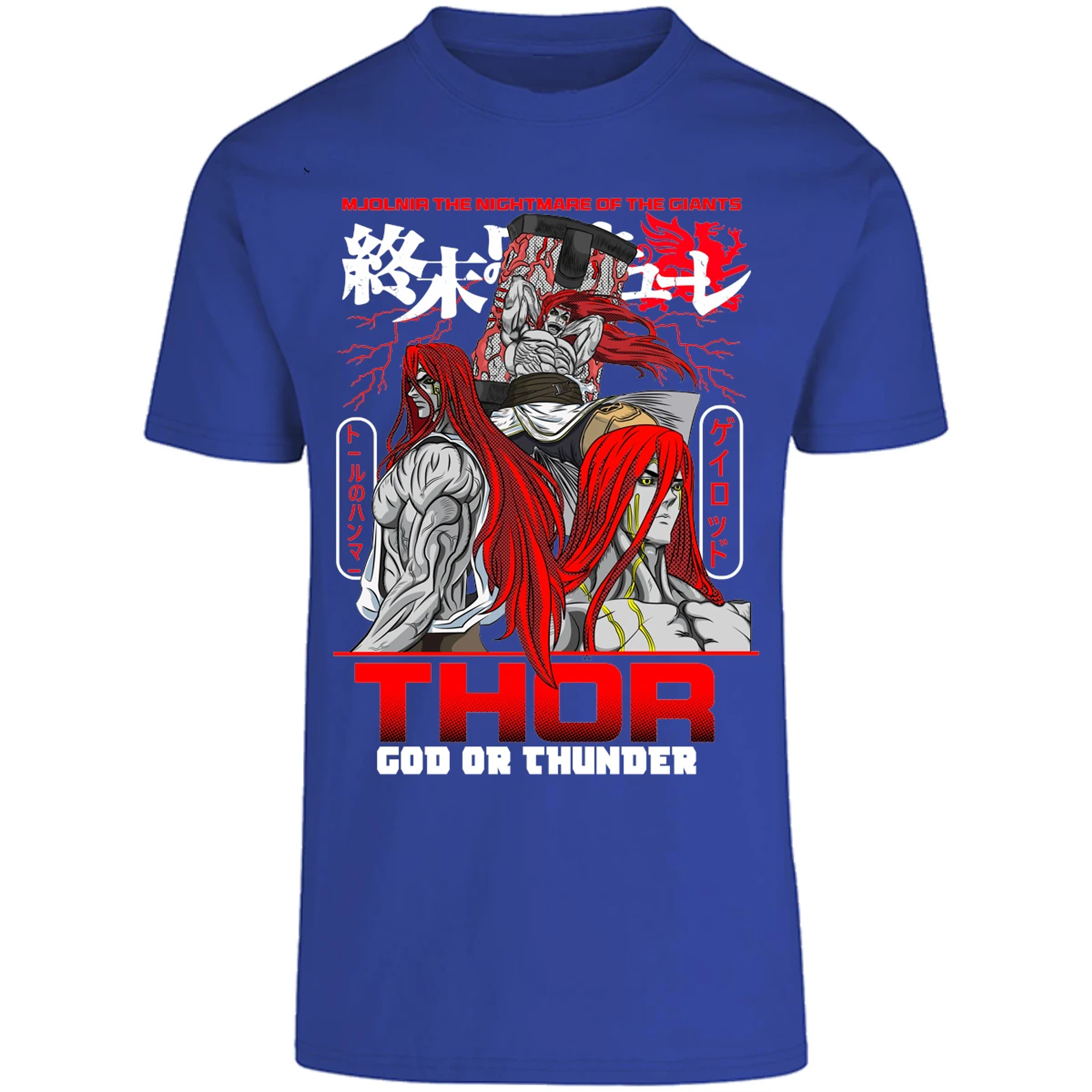 Playera Record Of Ragnarok Thor para Adulto 15