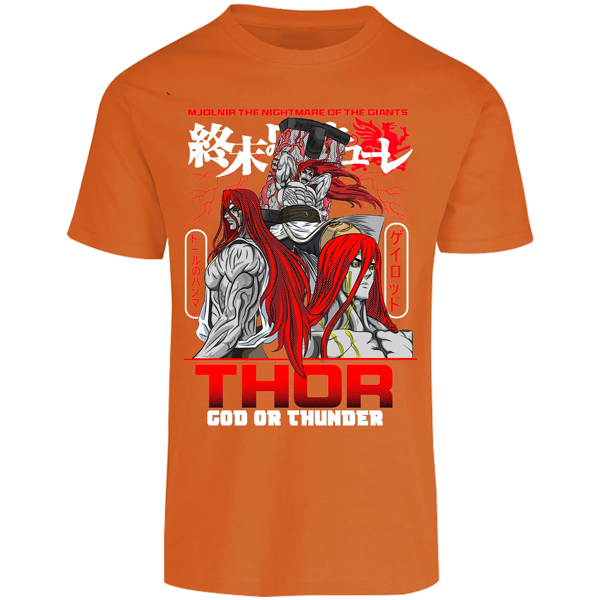 Playera Record Of Ragnarok Thor para Adulto 16