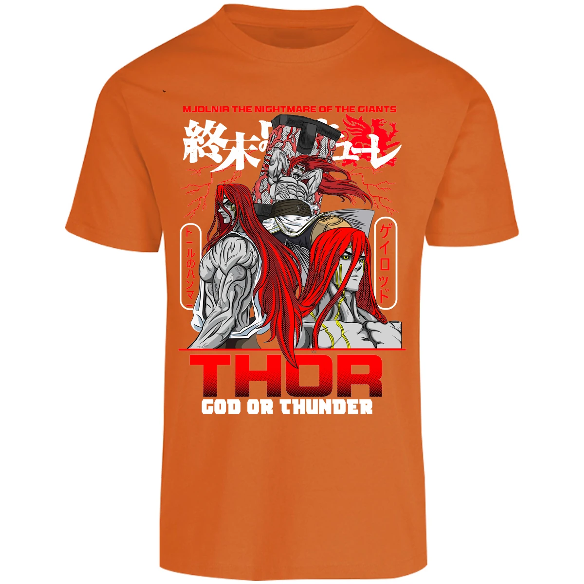 Playera Record Of Ragnarok Thor para Adulto 16