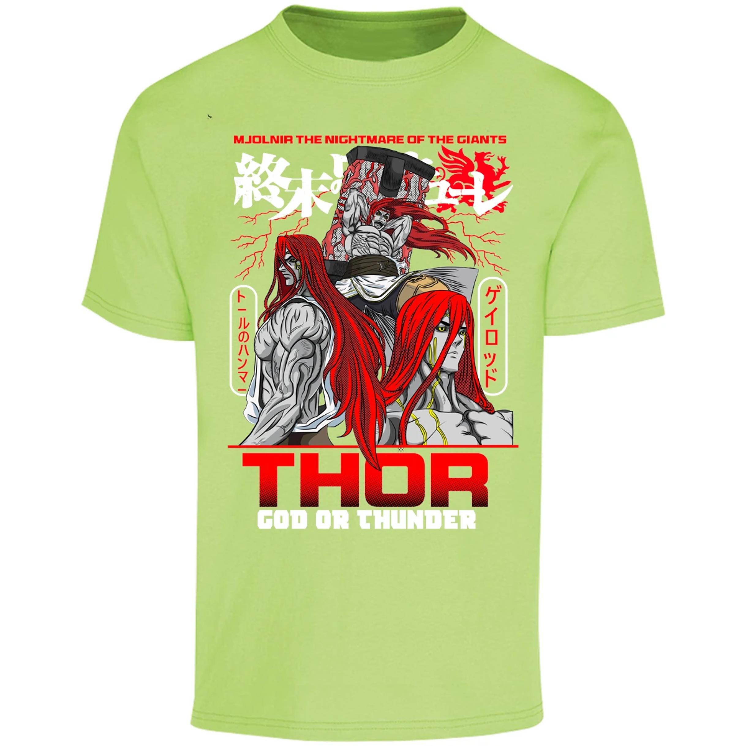 Playera Record Of Ragnarok Thor para Adulto 17
