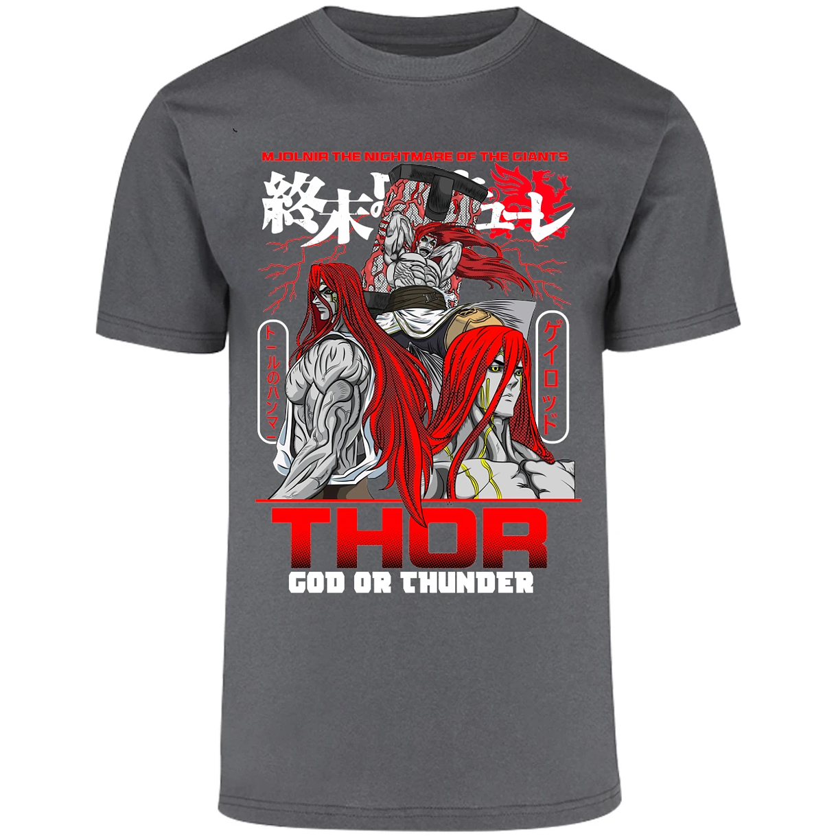 Playera Record Of Ragnarok Thor para Adulto 18