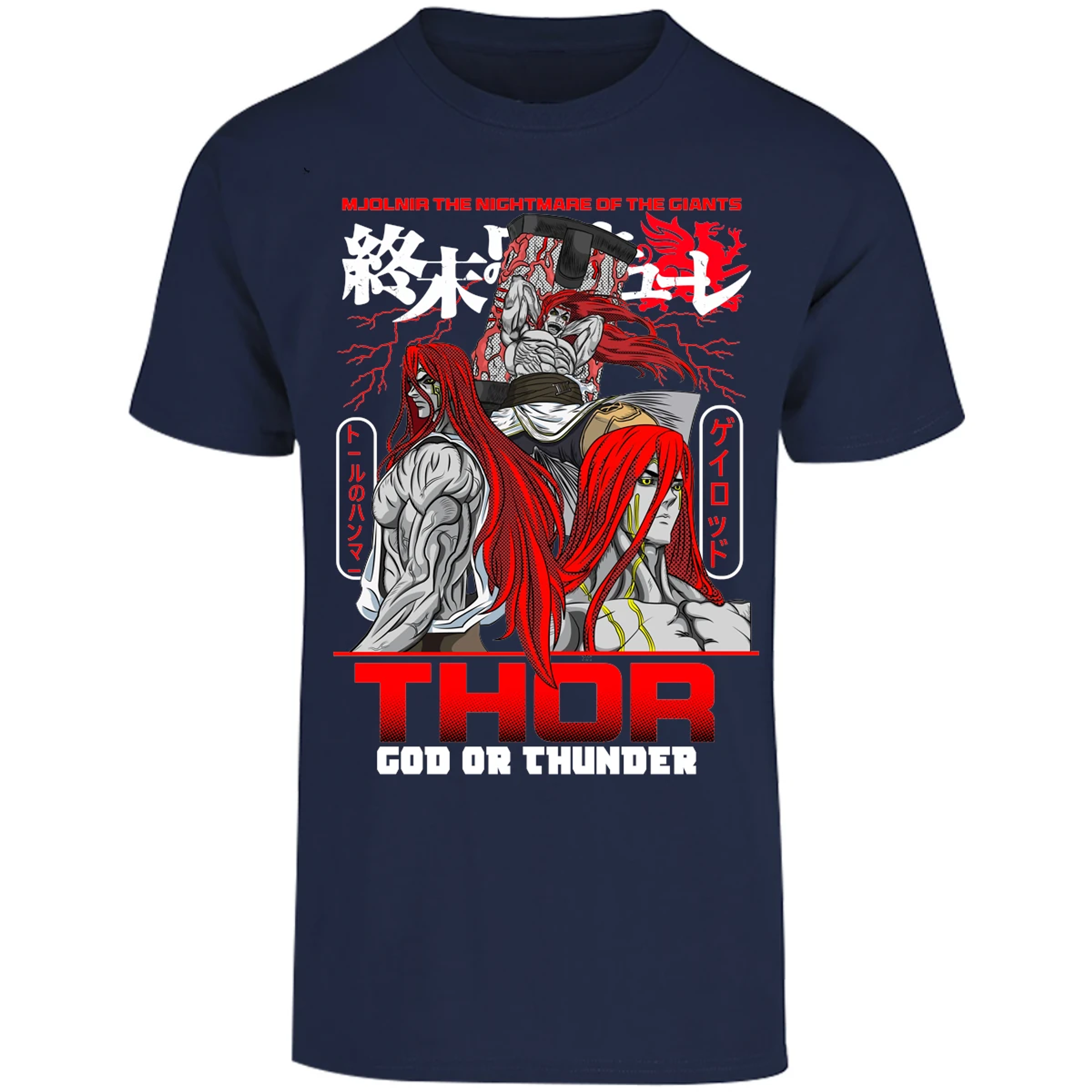 Playera Record Of Ragnarok Thor para Adulto 20
