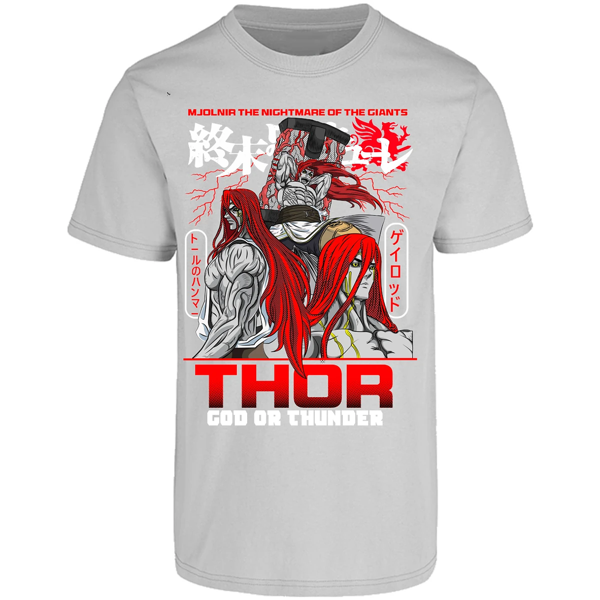 Playera Record Of Ragnarok Thor para Adulto 21